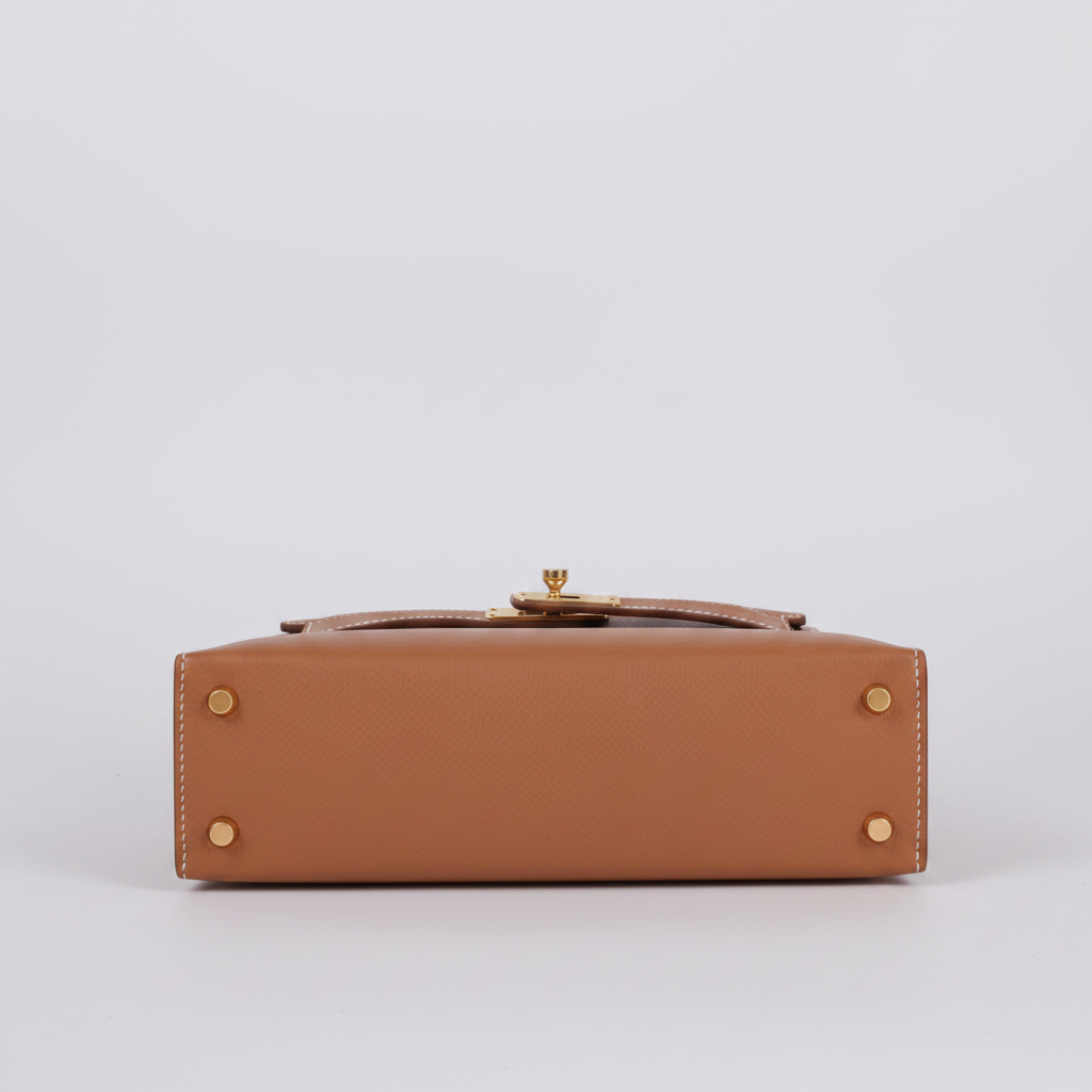 Hermès Mini Kelly II 20 Sellier Gold Epsom Gold Hardware