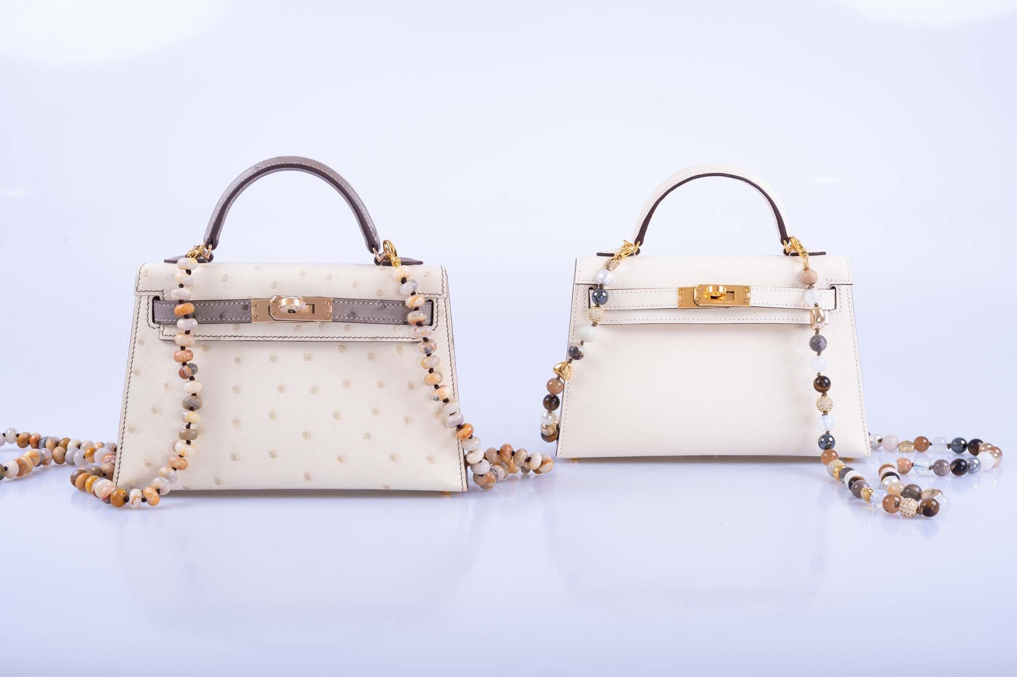Hermès Mini Kelly II 20 Sellier Nata Epsom Gold Hardware