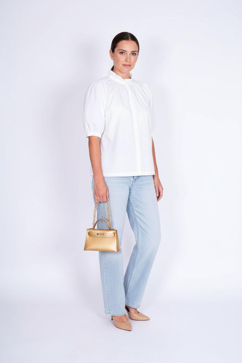 Hermès Mini Kelly II Sellier Doré Chèvre Chamkilight Gold Hardware