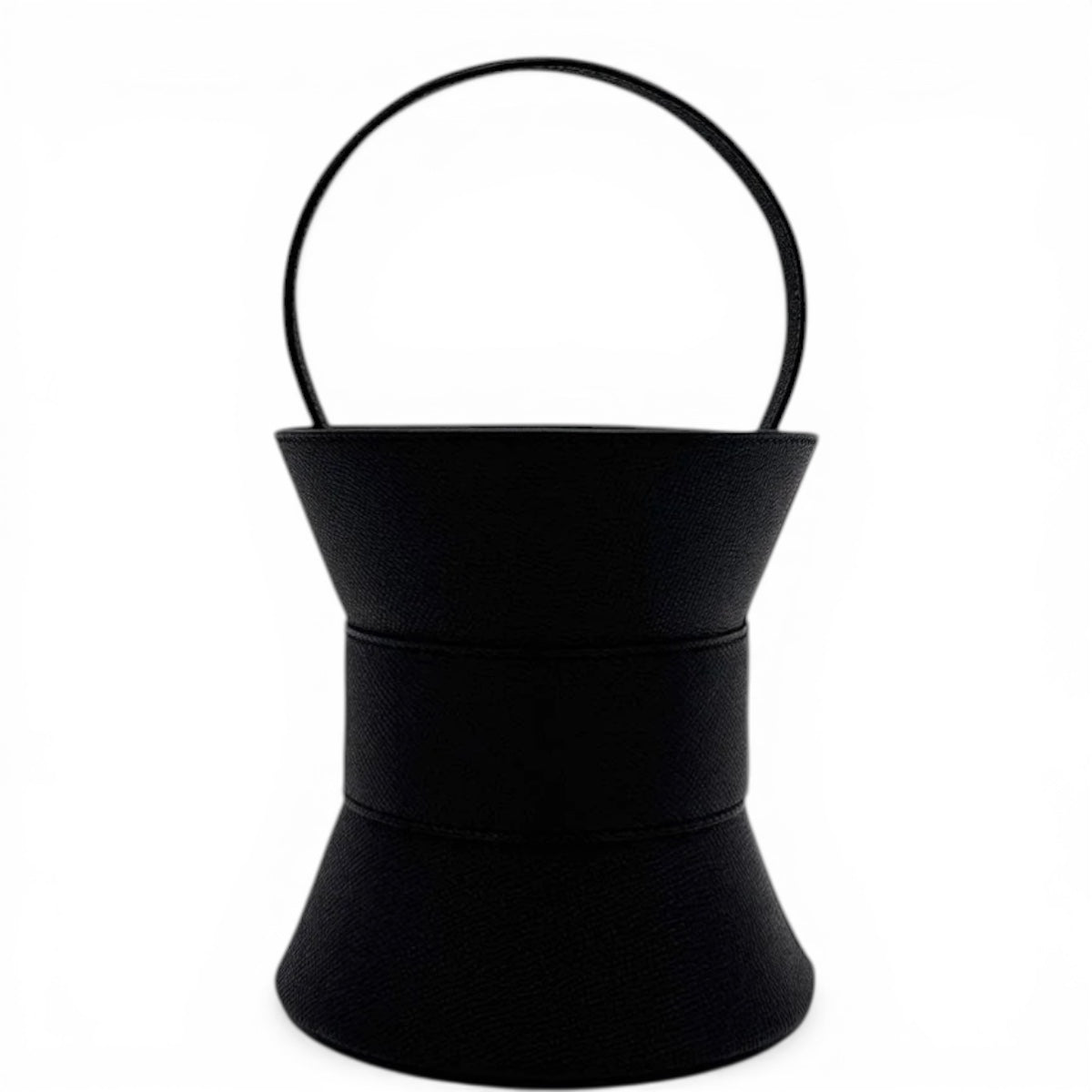 Hermès Mini Medor Bucket Noir Chèvre Palladium Hardware