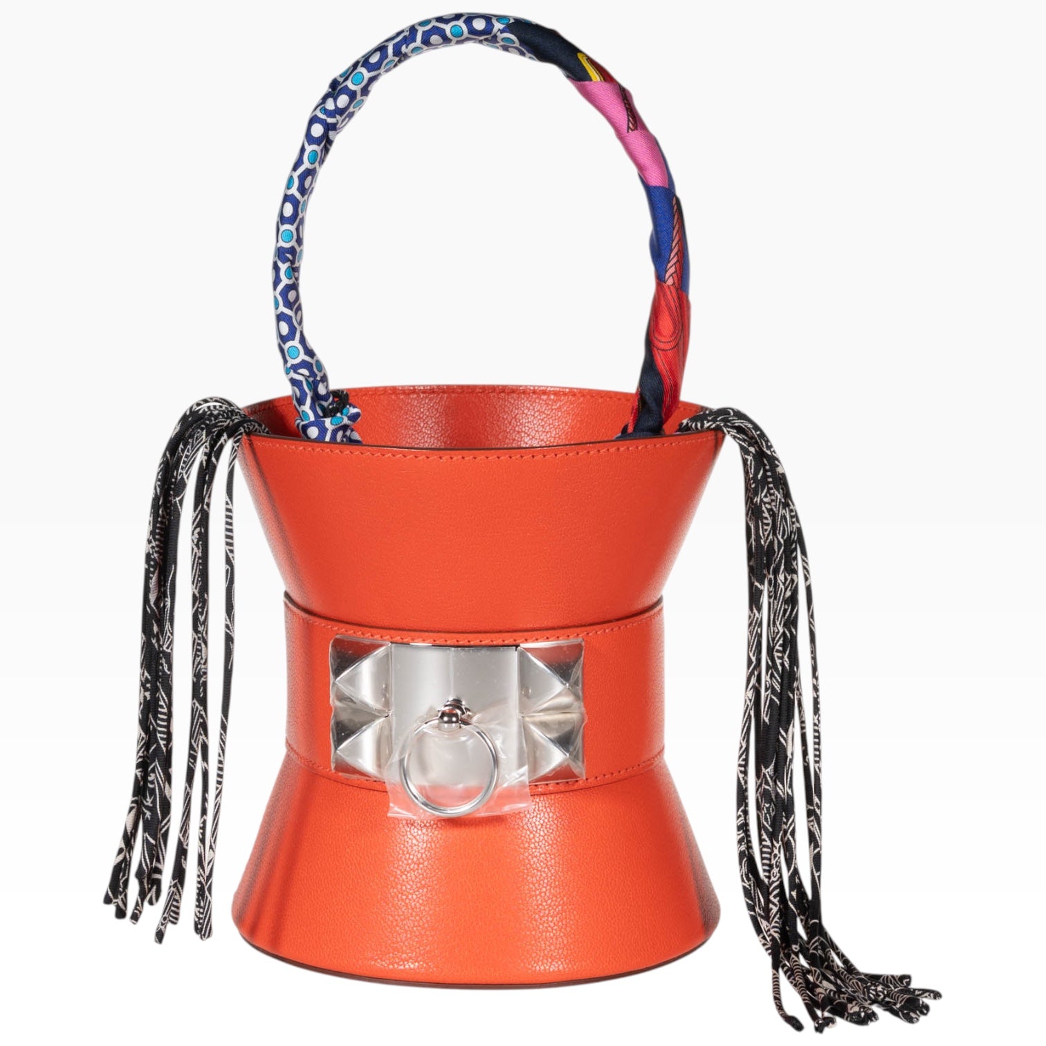 Hermès Mini Medor Capucine Chèvre Palladium Hardware | JANEFINDS