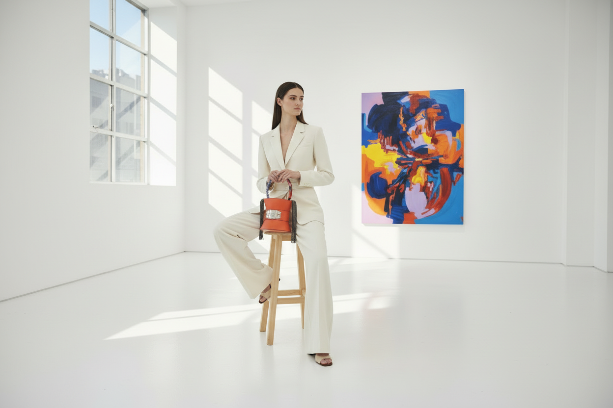 Hermès Mini Medor Capucine Chèvre Palladium Hardware