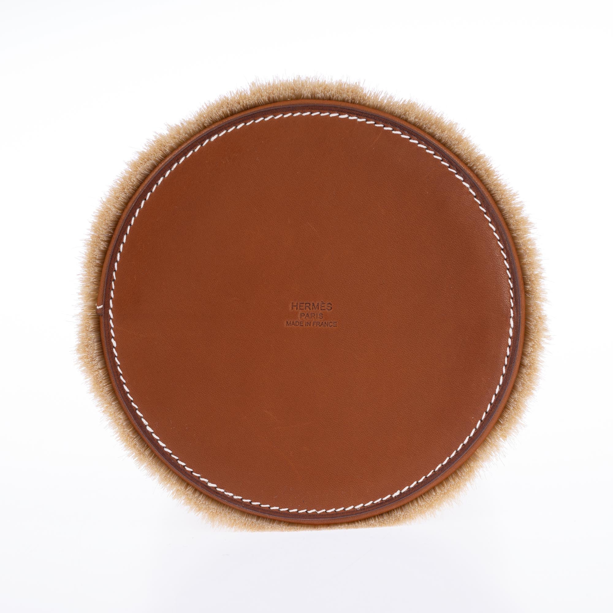 Hermès Mini Médor Horsehair Barénia Naturel Fauve Palladium Hardware