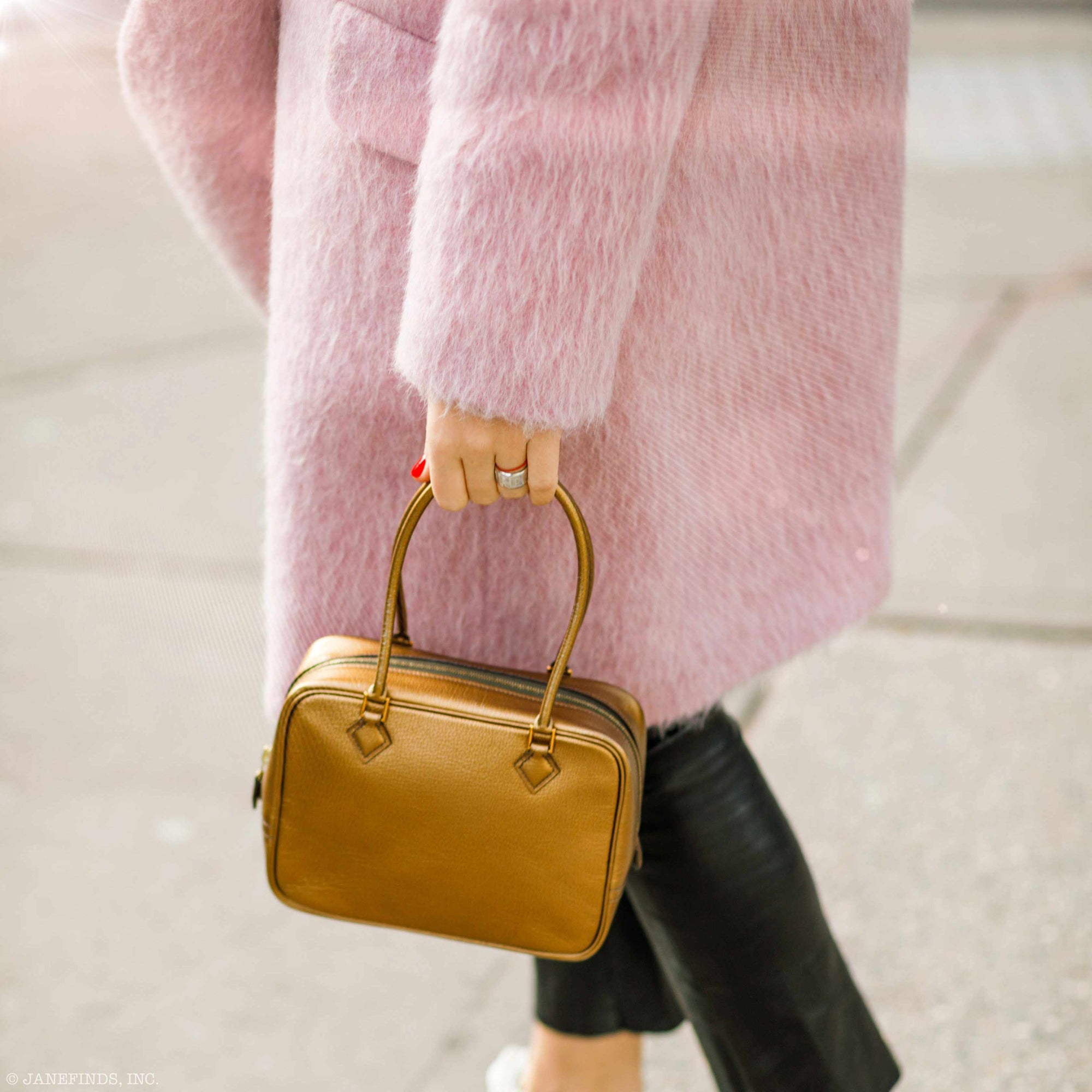 Hermès Mini Plume 20 Metallic Dark Gold Chevre Gold Hardware