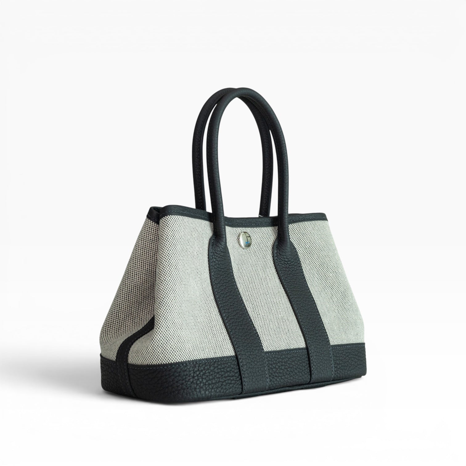 Hermès Neo Garden 23 Écru/Ardoise Toile H Viking and Negonda Palladium Hardware