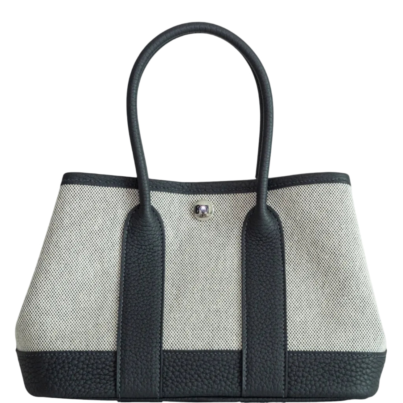 Hermès Neo Garden 23 Écru/Ardoise Toile H Viking and Negonda Palladium Hardware