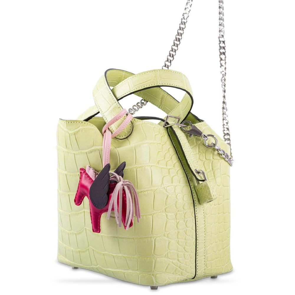 Hermès Picotin Lock 18 Jaune Bourgeon Matte Alligator Palladium Hardware, three-quarter view