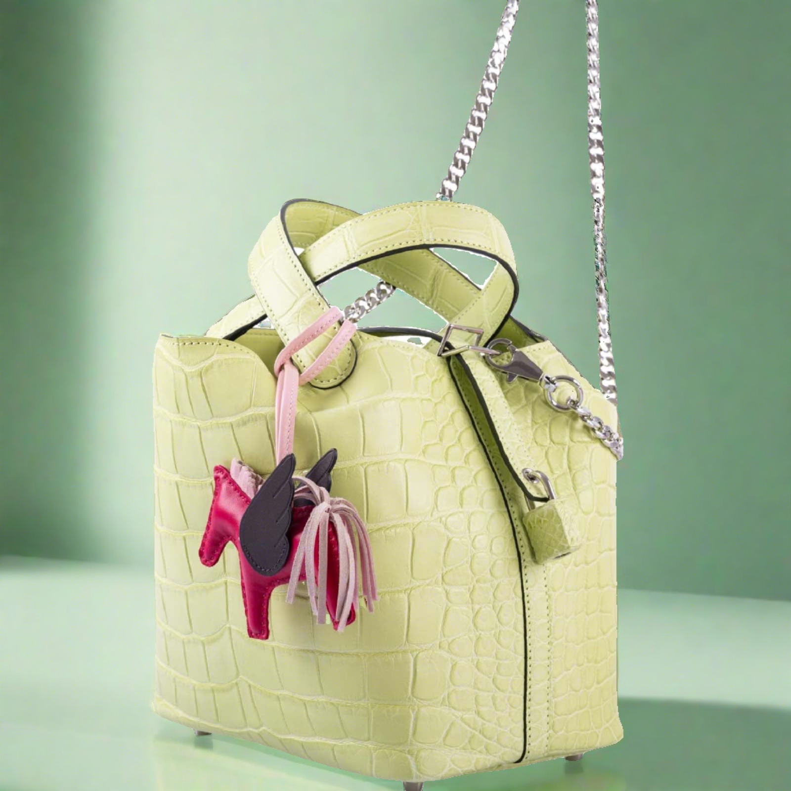 Hermès Picotin Lock 18 Jaune Bourgeon Matte Alligator Palladium