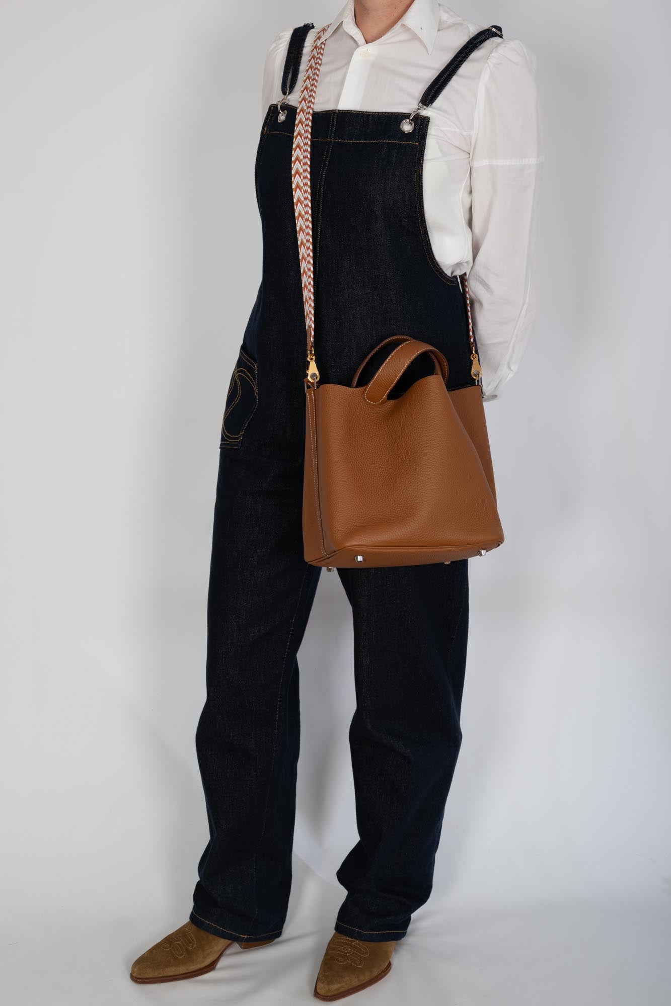 Hermès Picotin Lock 22 Gold Taurillon Clemence with Palladium Hardware