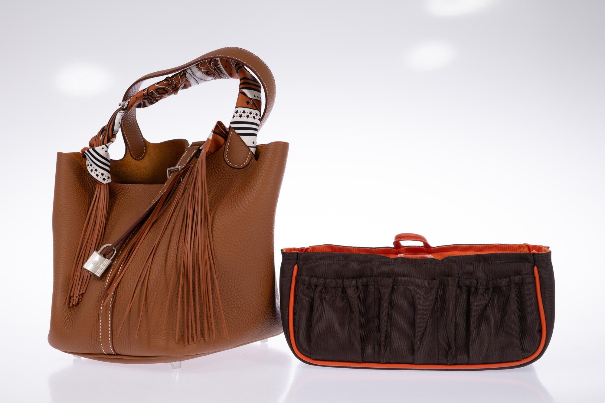 Hermès Picotin Lock 22 Gold Taurillon Clemence with Palladium Hardware