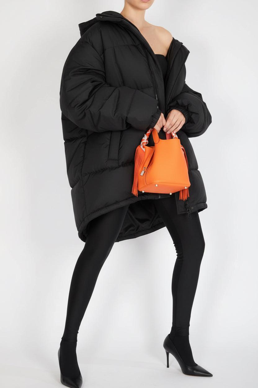 Hermès Picotin Lock Eclat 18 Orange Minium Clemence Rose Azalee Swift Palladium Hardware