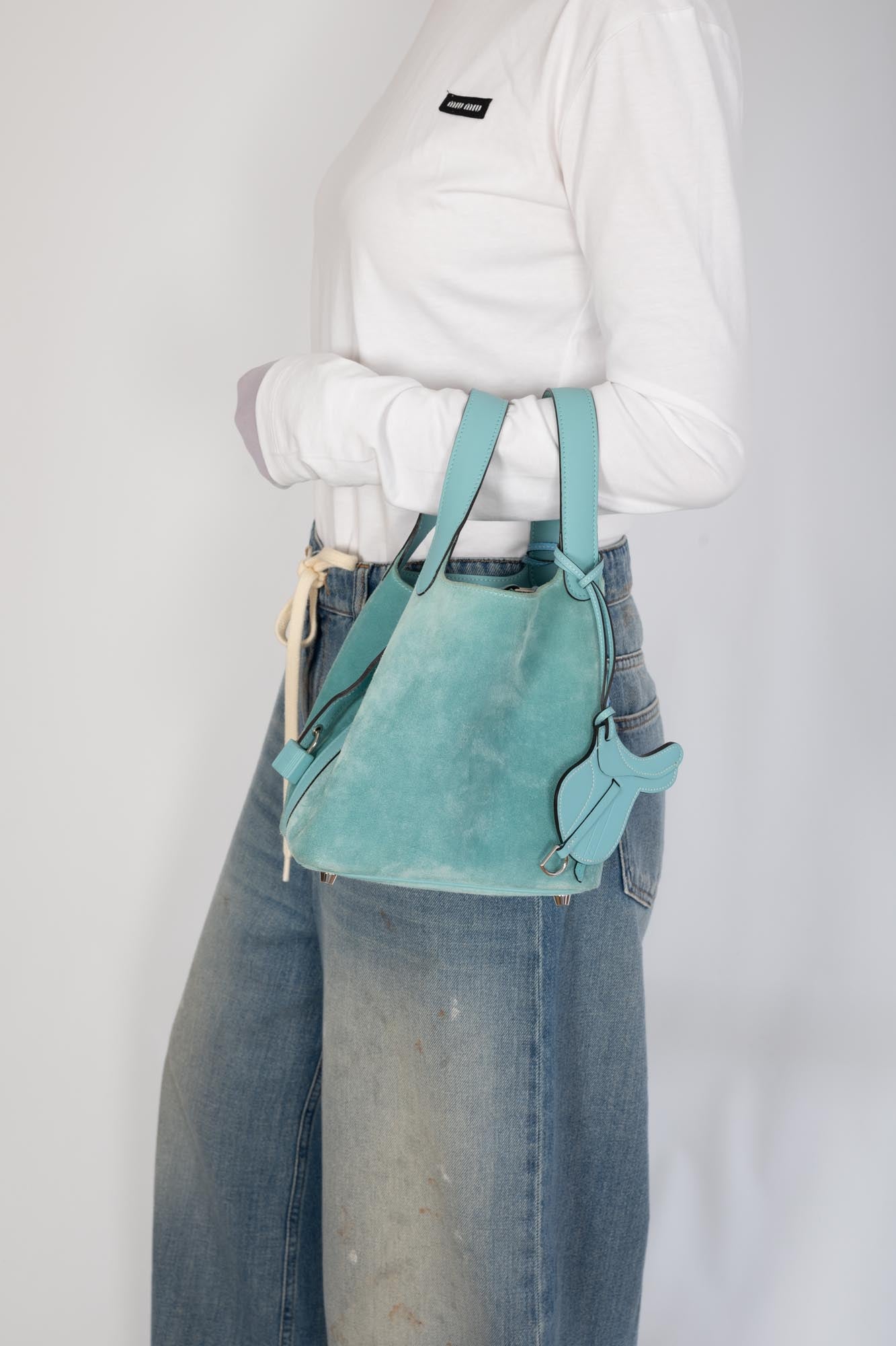 Hermès Picotin Lock Touch 18 PM Bleu Atoll Veau Doblis and Swift