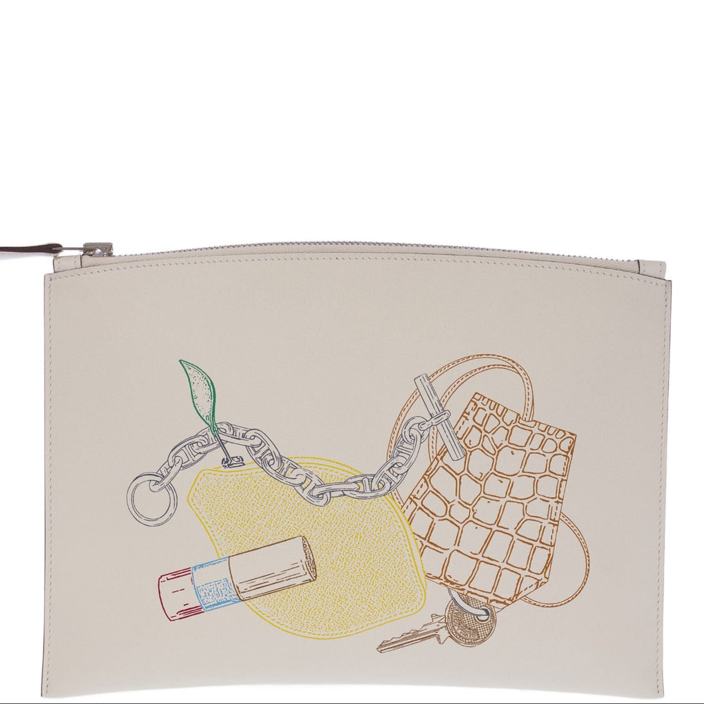 Hermès Pochette Bazar In and Out PM Nata Swift