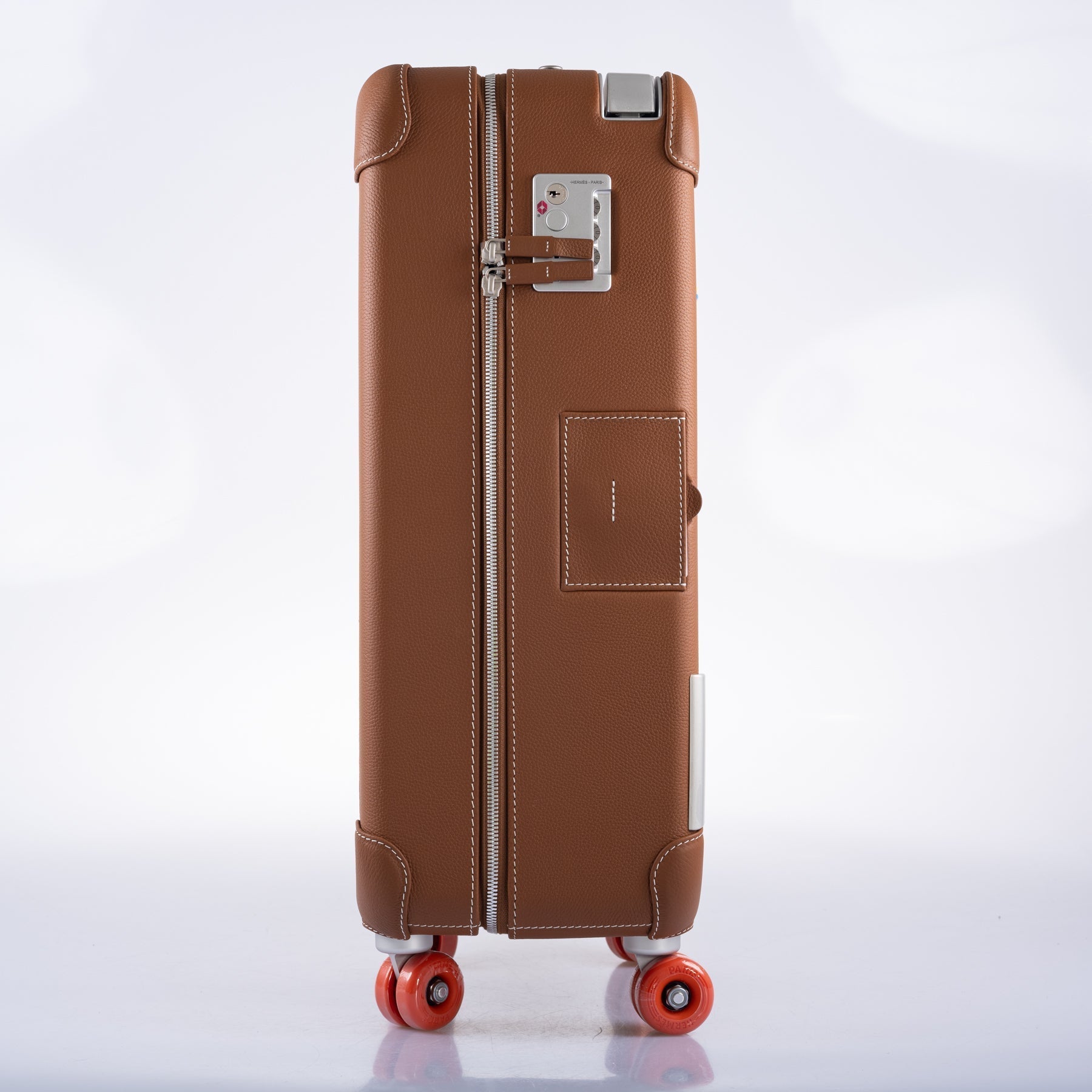 Hermès R.M.S. Trolley Multicolor Print Canvas and Fauve Taurillon Regate
