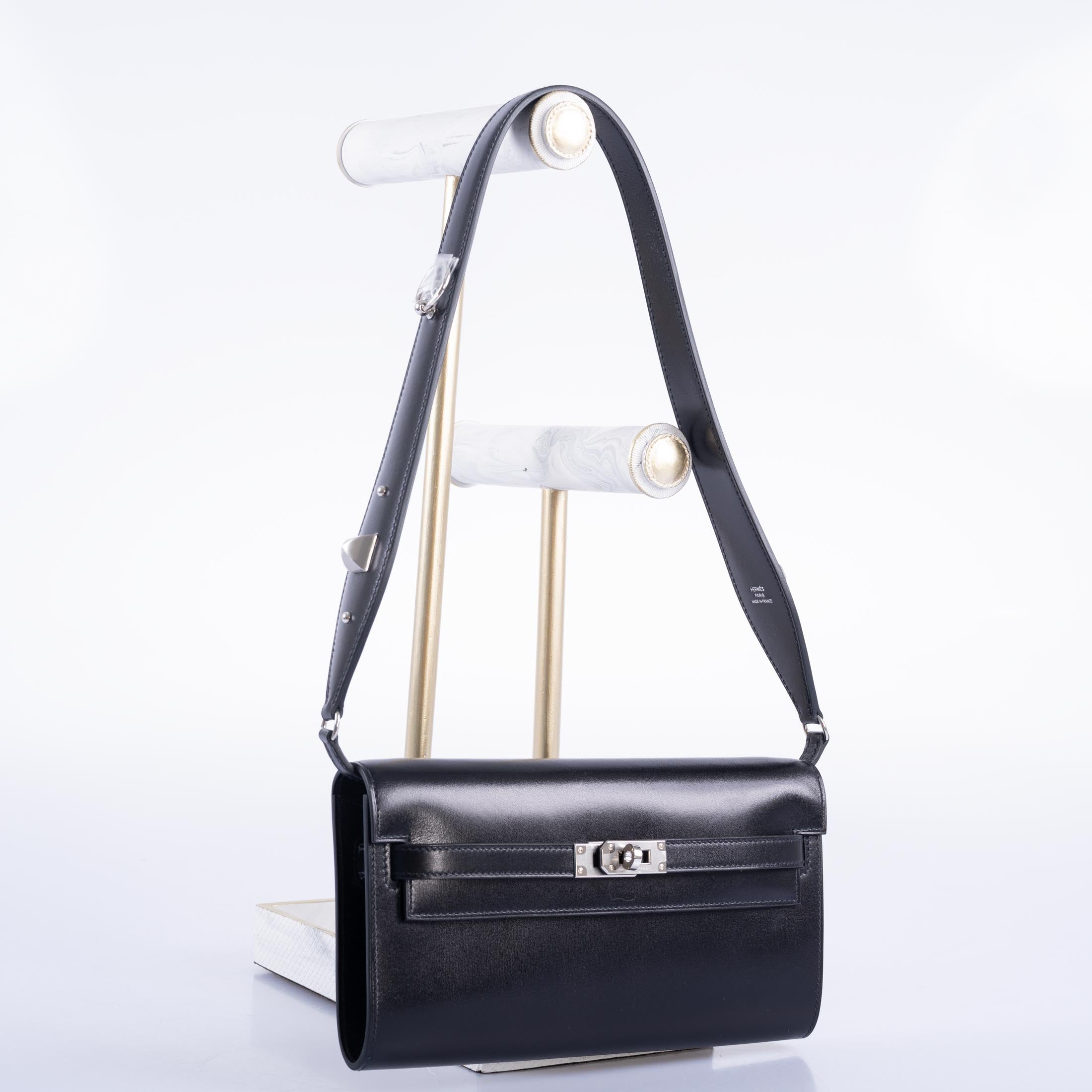 Hermès Rock Kelly To Go Black Box Palladium Hardware