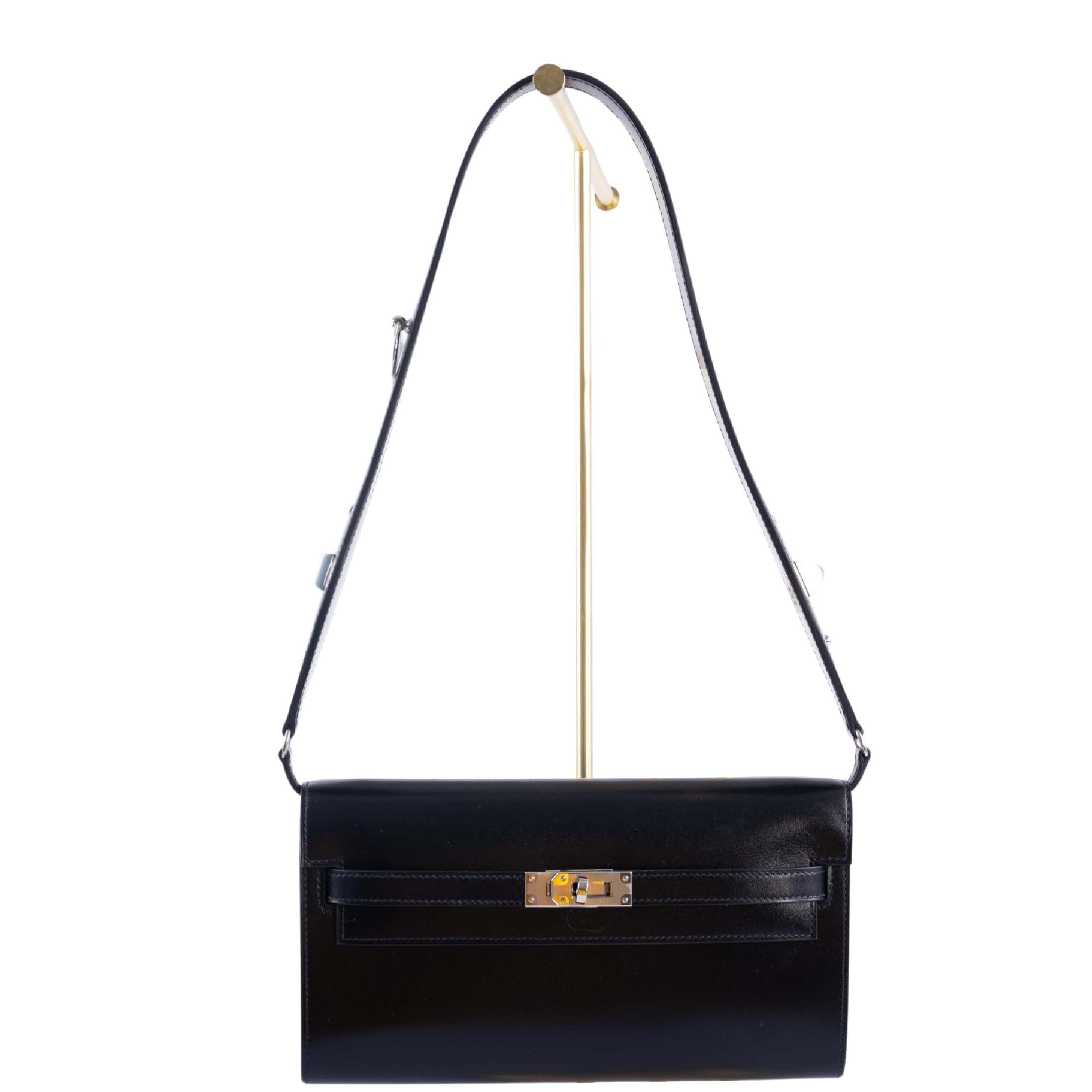 Hermès Rock Kelly To Go Black Box Palladium Hardware