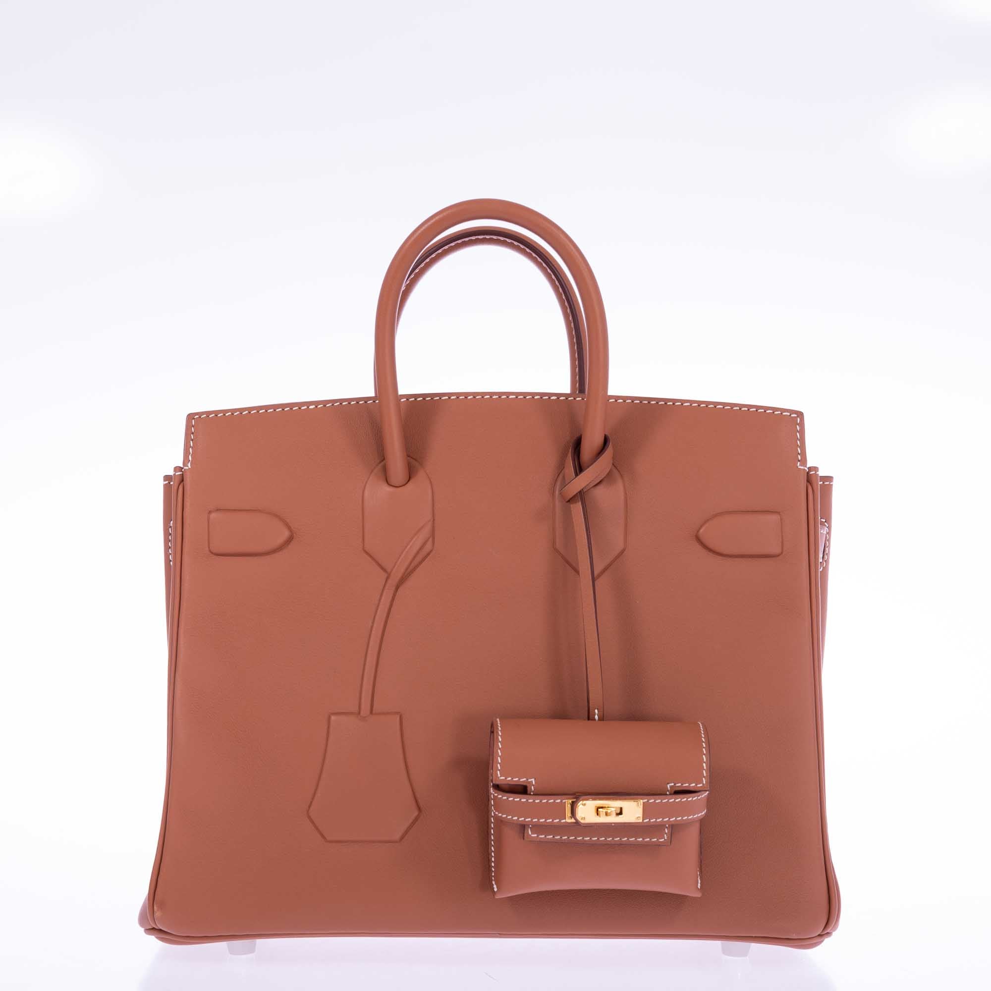 Hermès Shadow Birkin 25 Gold Swift Gold Hardware