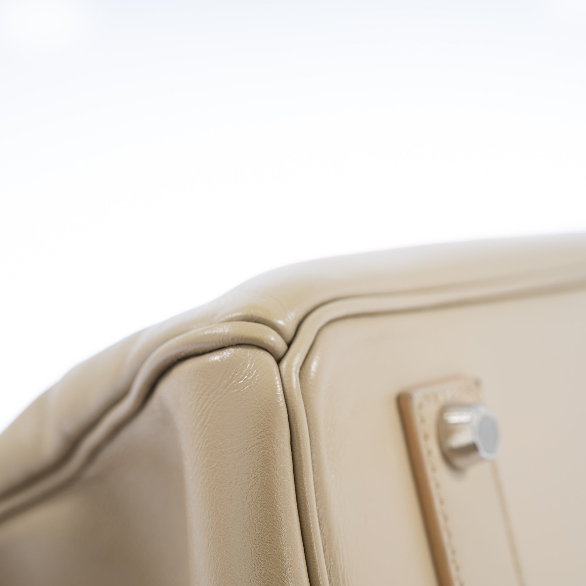 Hermès Shoulder Birkin 45 Sable Smooth Calfskin Palladium Hardware