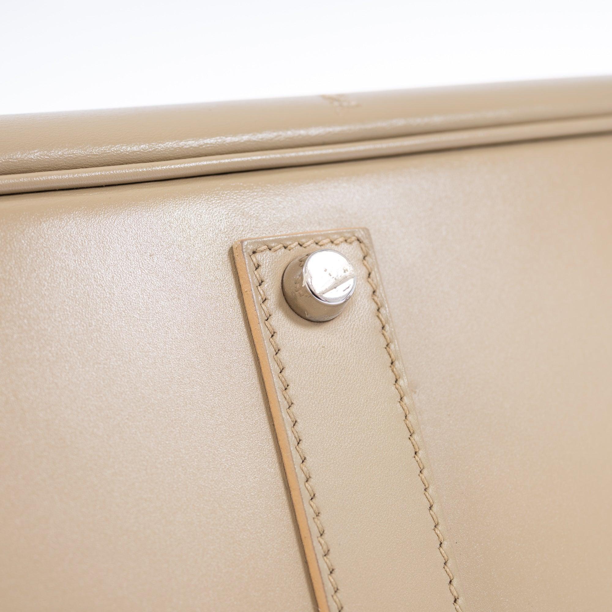 Hermès Shoulder Birkin 45 Sable Smooth Calfskin Palladium Hardware