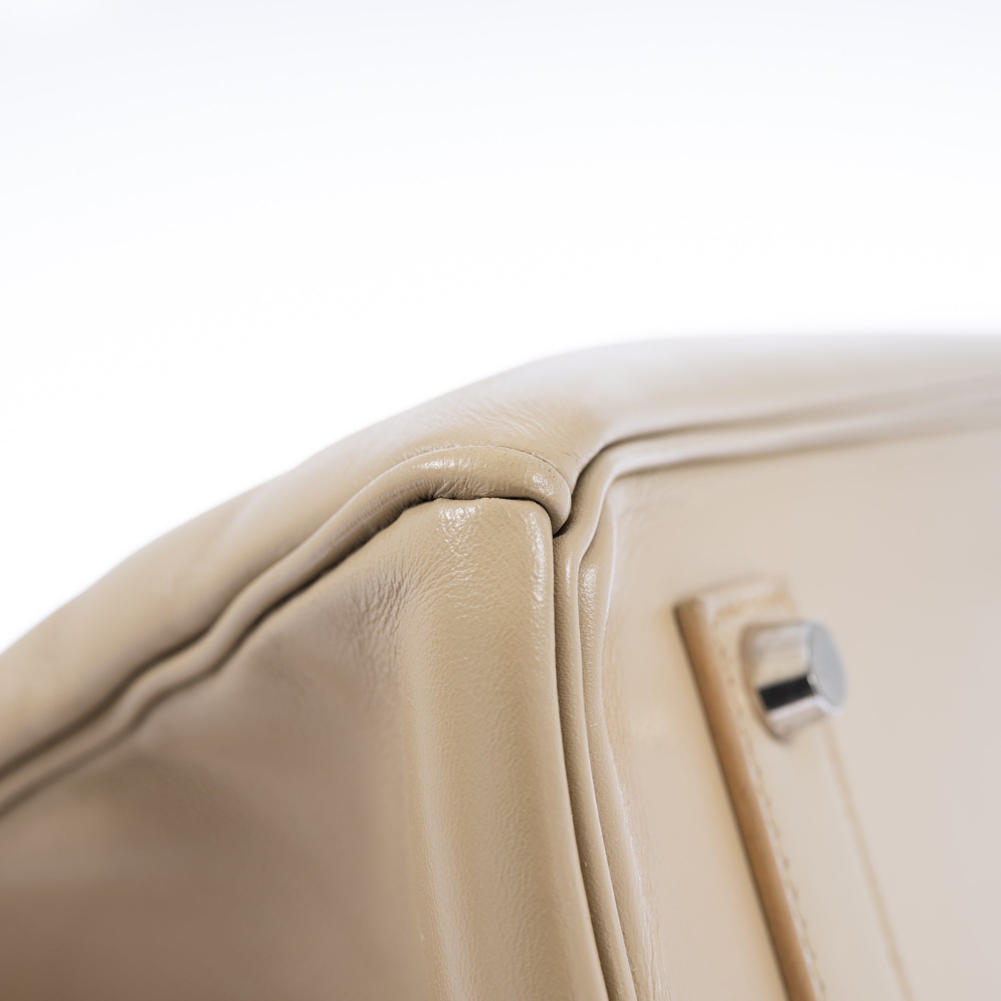 Hermès Shoulder Birkin 45 Sable Smooth Calfskin Palladium Hardware