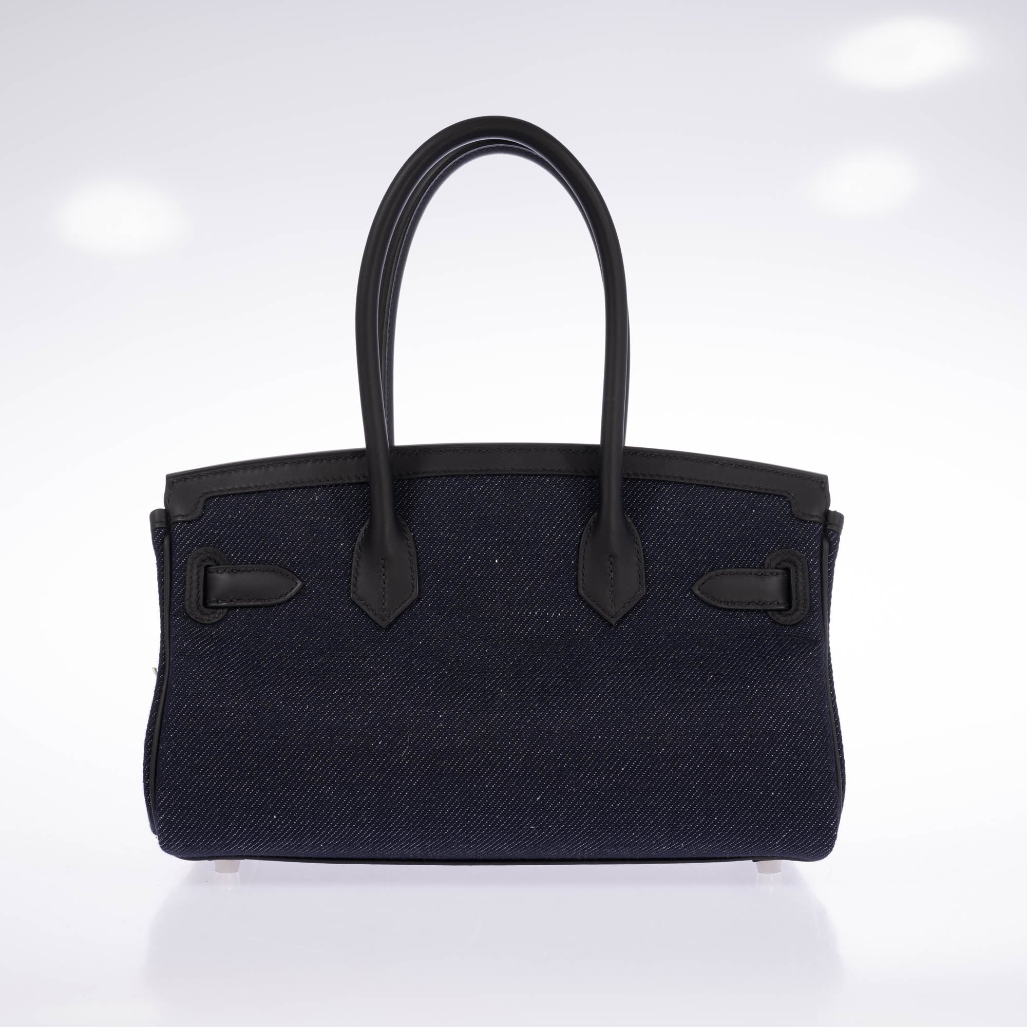 Hermès Shoulder Birkin Light 29 Dark Denim/Noir Swift Palladium