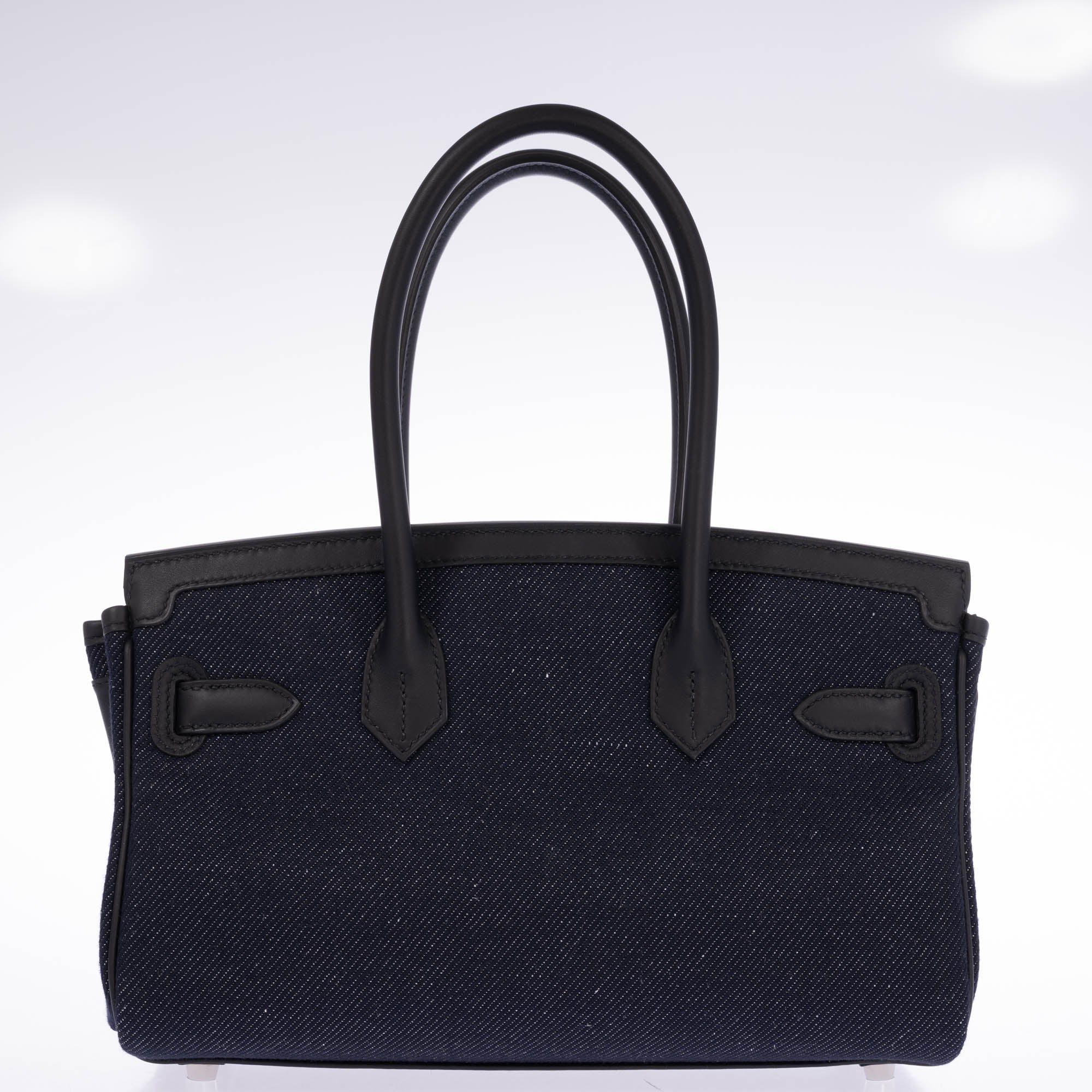 Hermès Shoulder Birkin Light 29 Dark Denim/Noir Swift Palladium