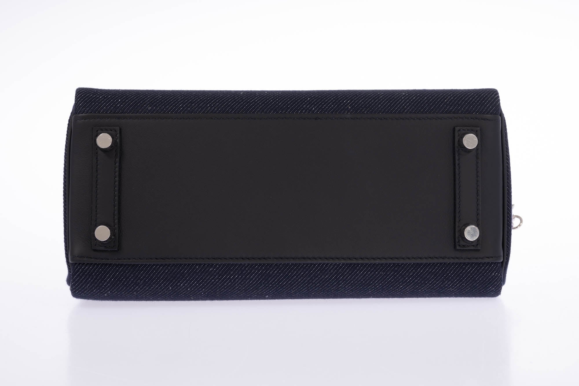 Hermès Shoulder Birkin Light 29 Dark Denim/Noir Swift Palladium Hardware