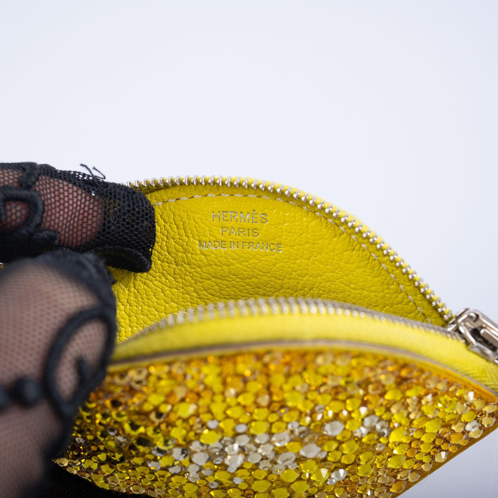 Hermès Tutti Frutti Lemon Porte-Monnaie Coin Purse JaneFinds