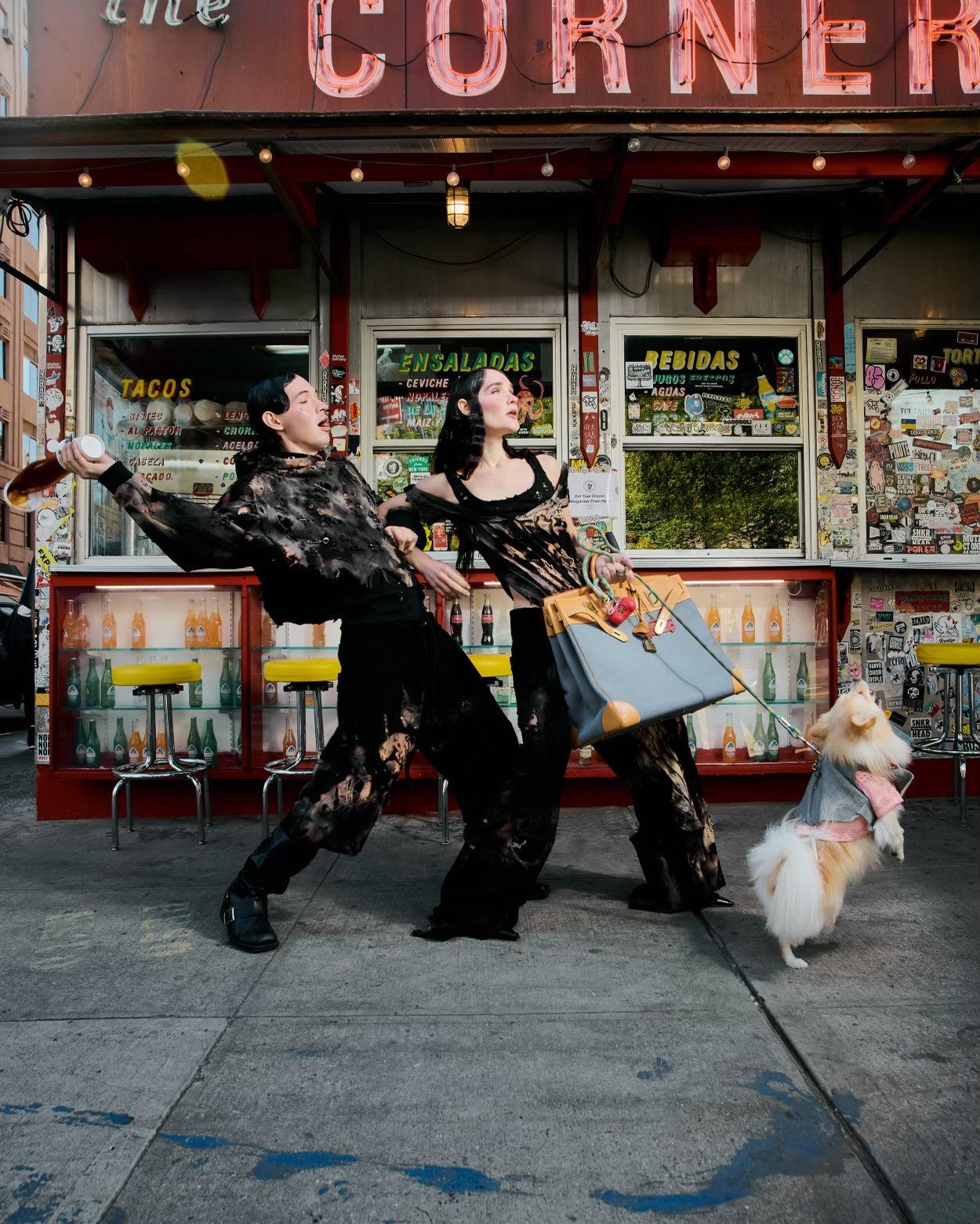 Hermès Vintage HAC Birkin 50 Denim and Naturelle Vache Liégée Gold Hardware