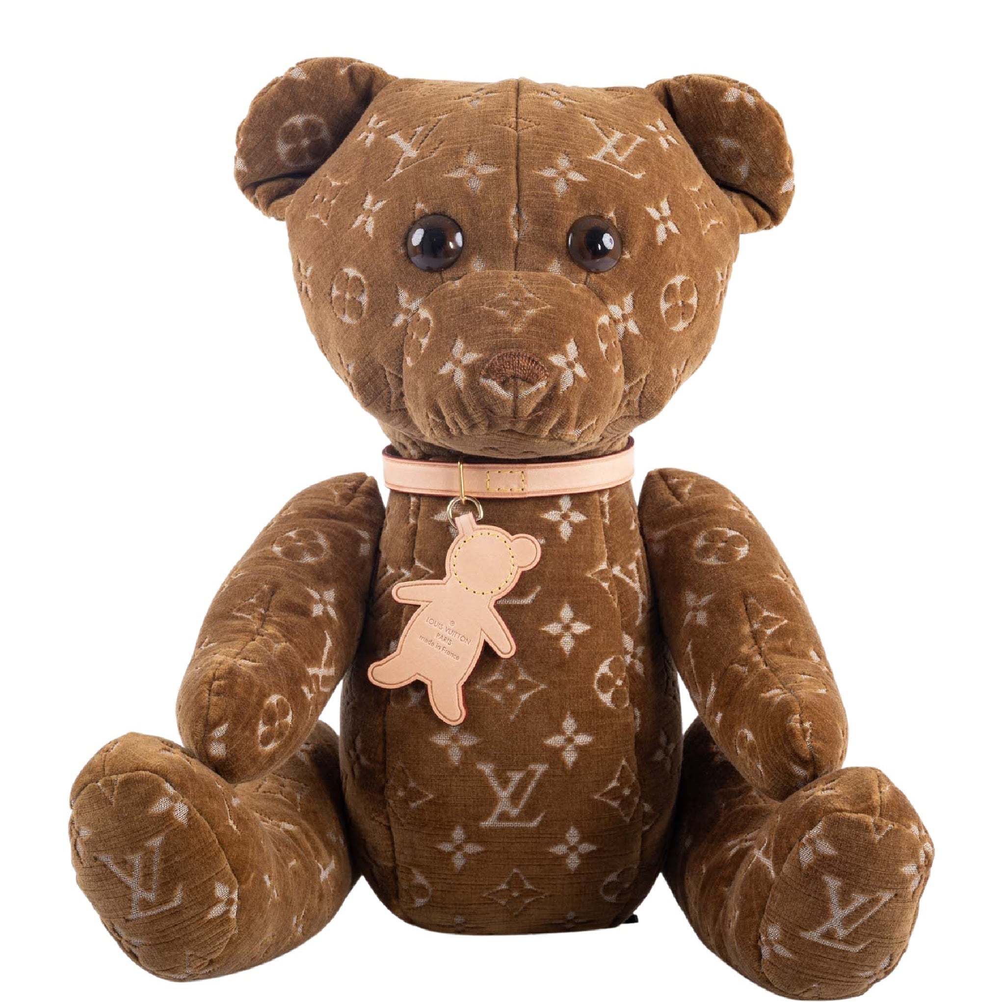 VUITTONテディベア Limited Edition Louis Vuitton Monogram Doudou Teddy Bear | JANEFINDS