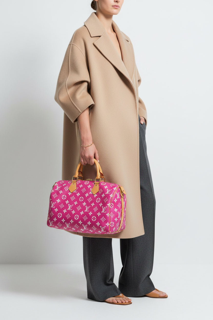 Louis Vuitton Speedy P9 Bandoulière 40 Pink Agate Monogram Leather