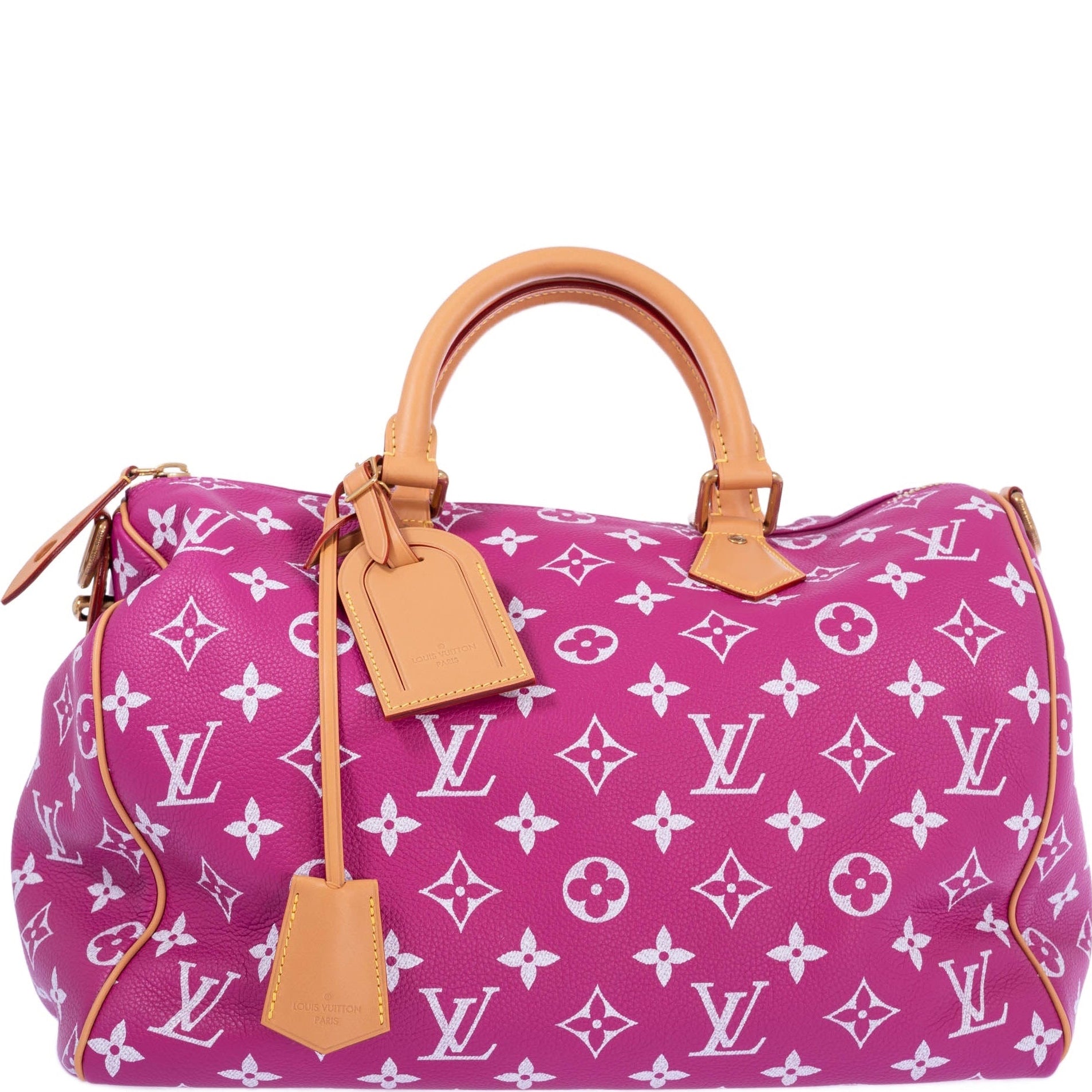 Louis Vuitton Speedy P9 Bandoulière 40 Pink Agate Monogram Leather
