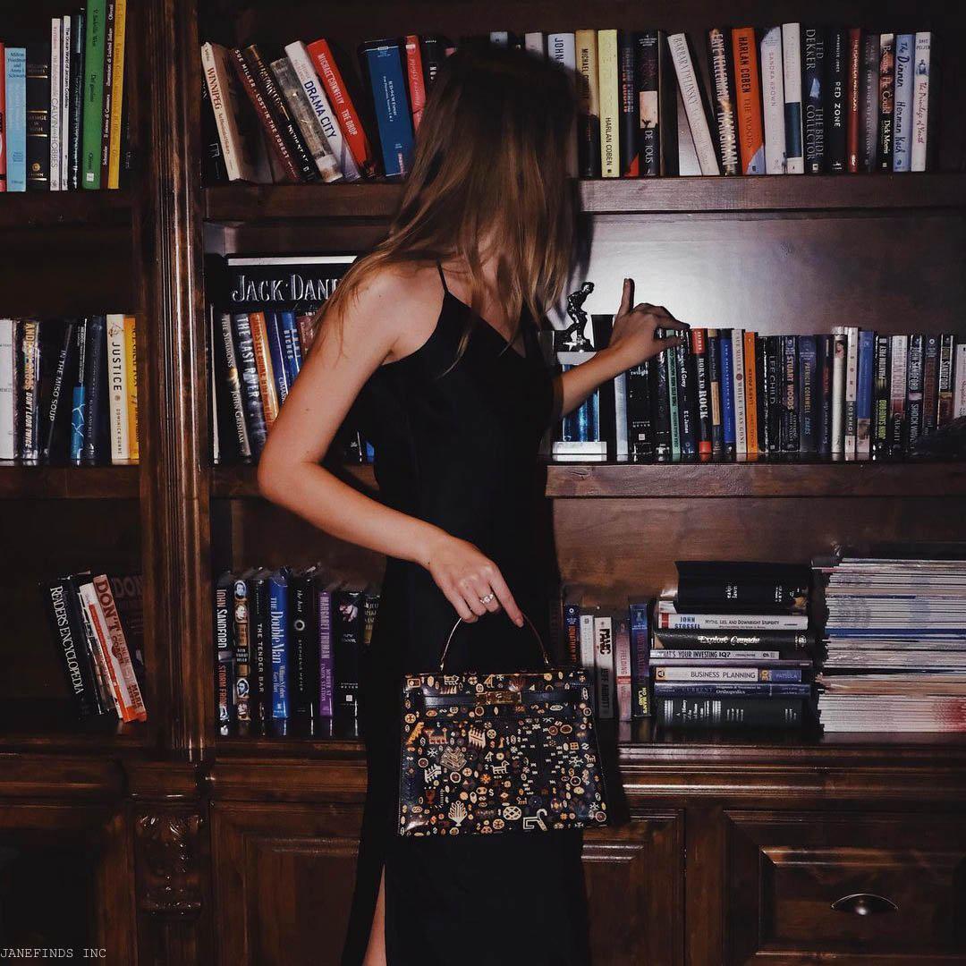 Vintage Hermès Kelly 28 Sellier Black Box Gold Hardware The Qashqai Custom