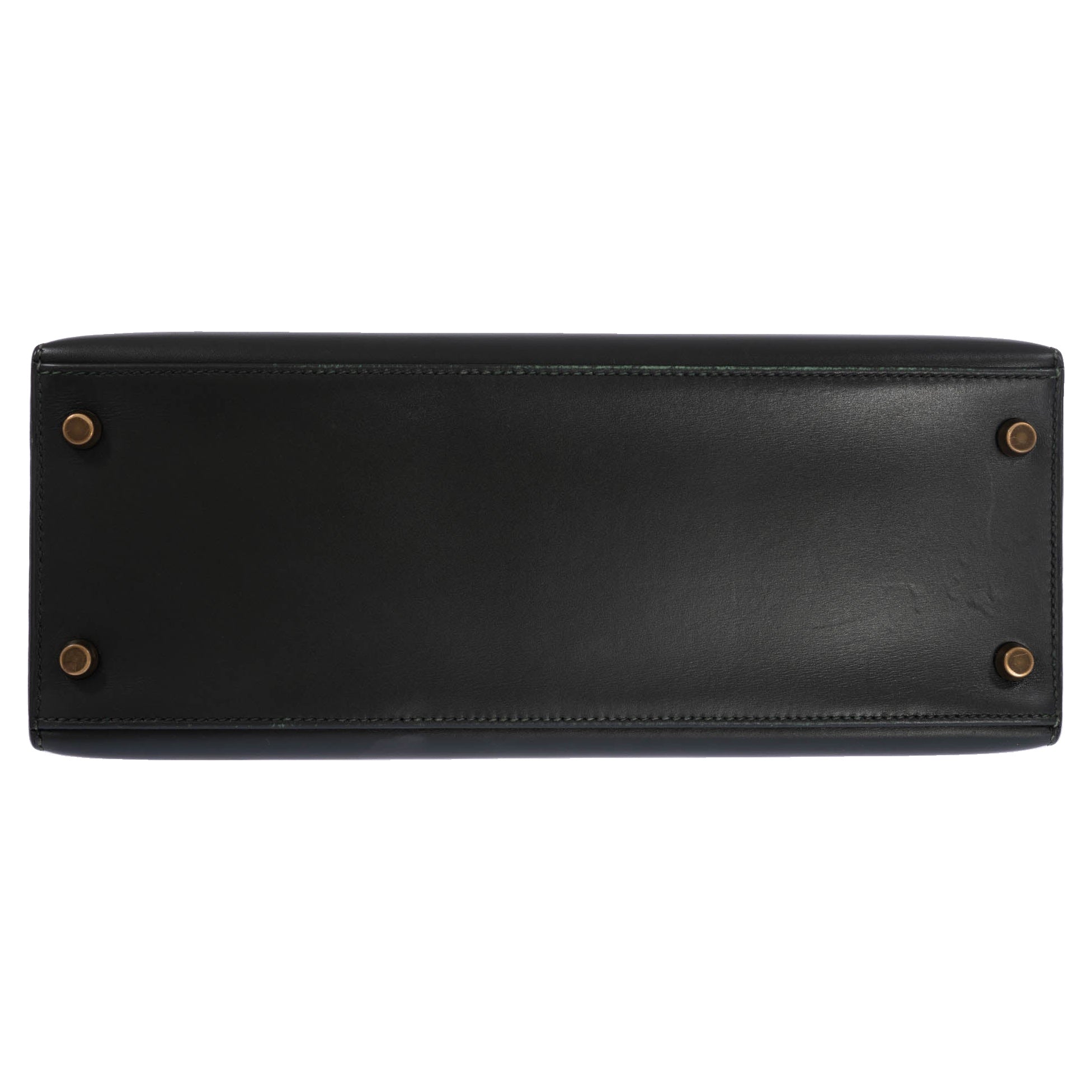 Hermès Kelly 28 Sellier Vert Anglais Box Calf Gold Hardware