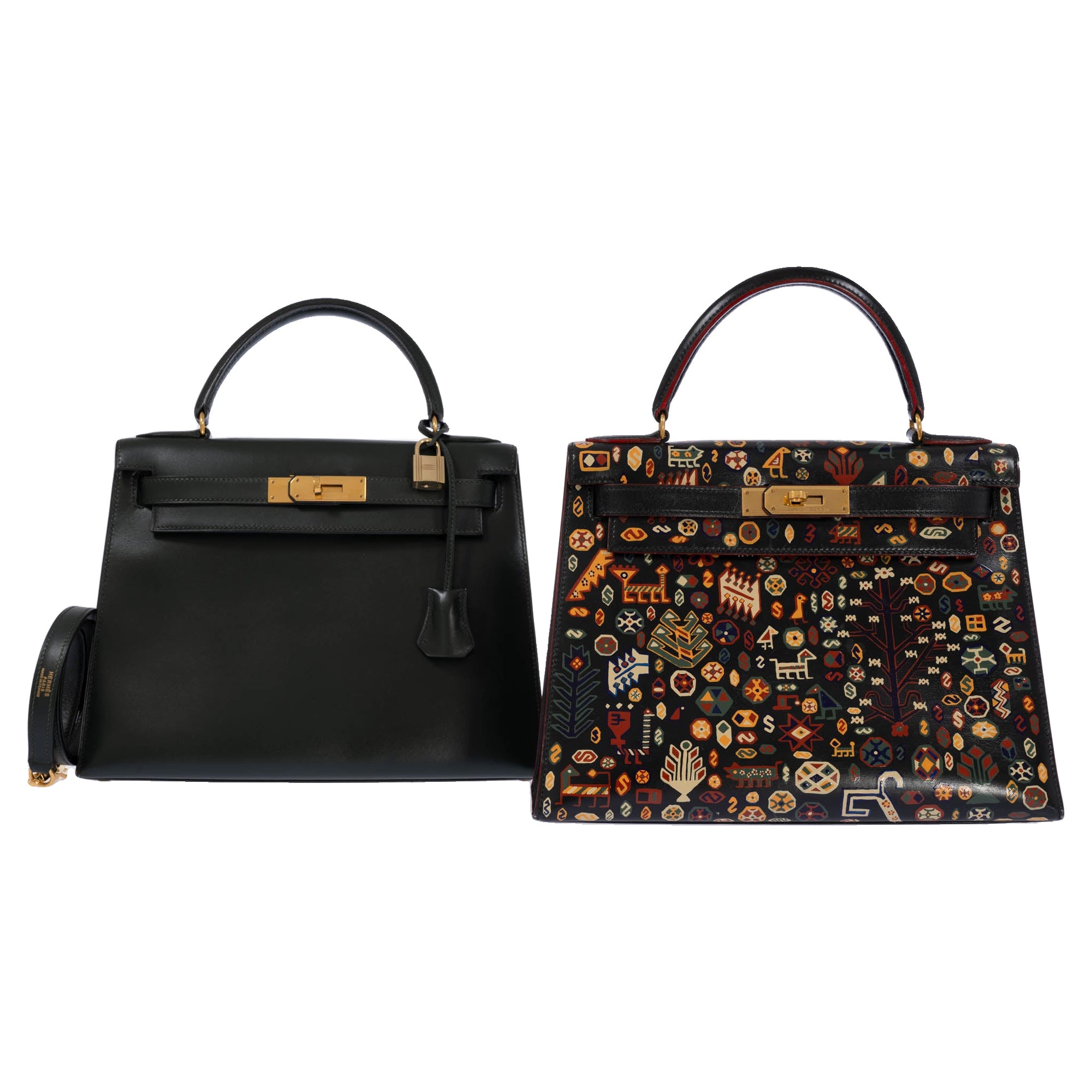 Hermès Kelly 28 Sellier Vert Anglais Box Calf Gold Hardware