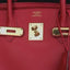 Hermès Birkin 30 Rouge Vif Togo Gold Hardware - 2020, Y