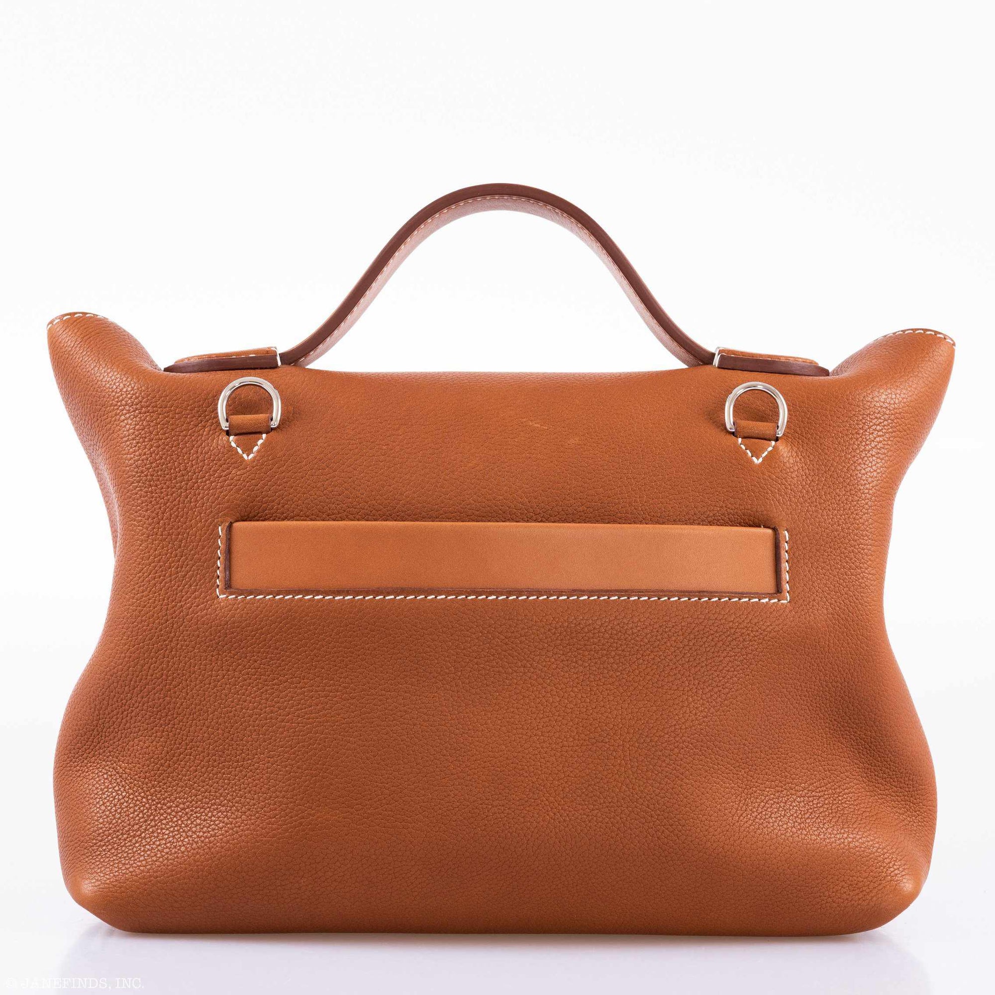 Hermès 24/24 29 Fauve Barenia Faubourg Palladium Hardware