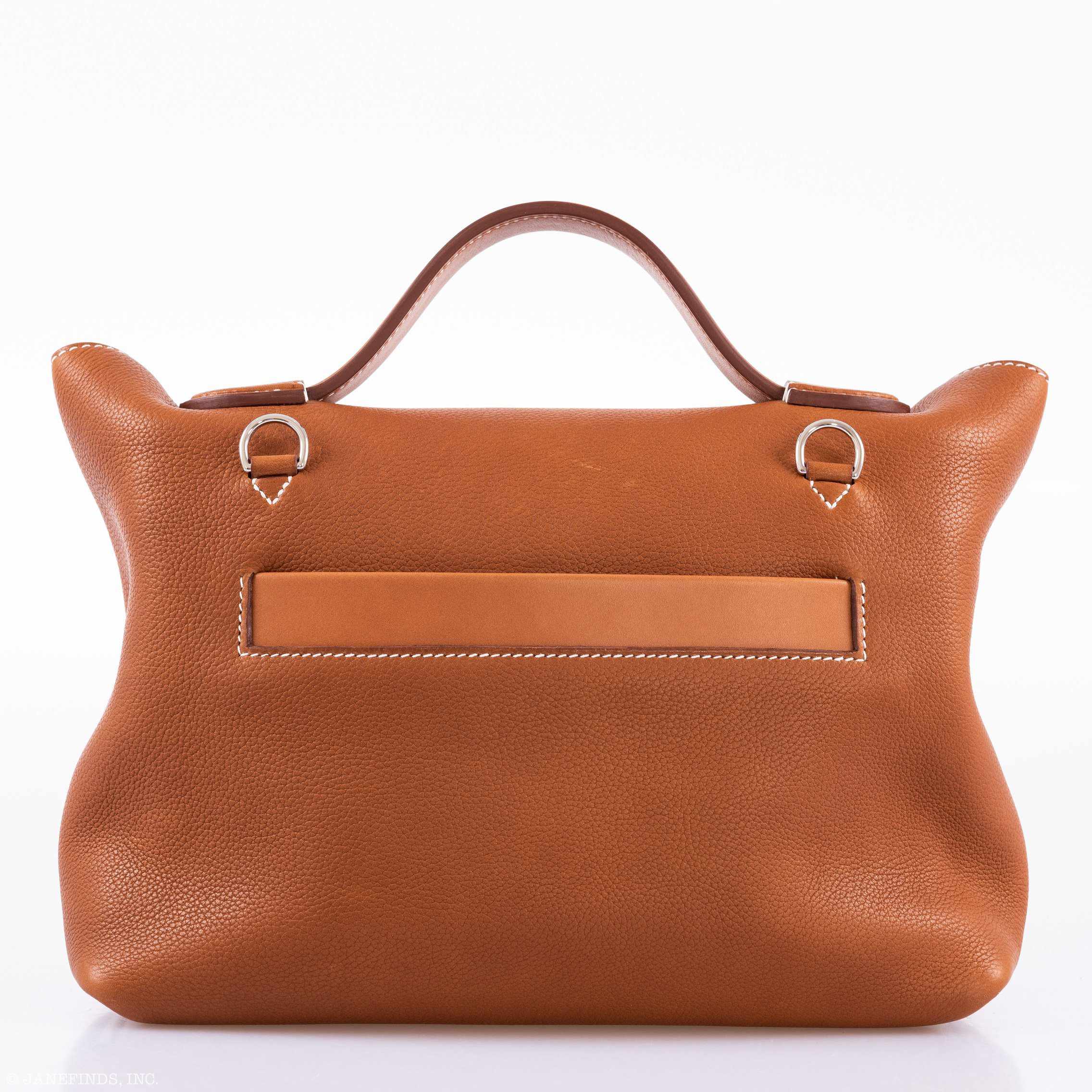 Hermès 24/24 29 Veau Fauve & Barenia Faubourg Palladium Hardware