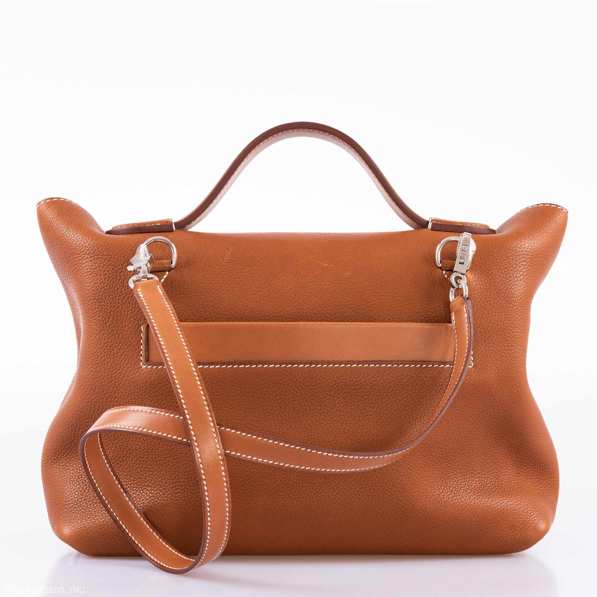 Hermès 24/24 29 Veau Fauve & Barenia Faubourg Palladium Hardware