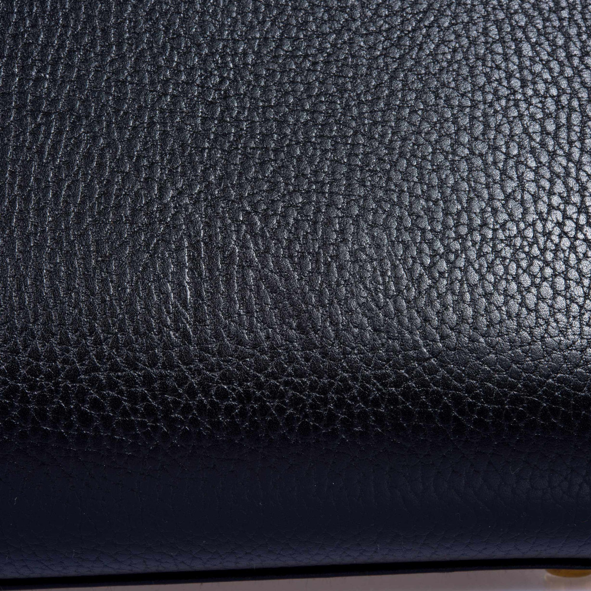 Hermès Airport Bag Black Ardenne and Vache Naturelle - Vintage