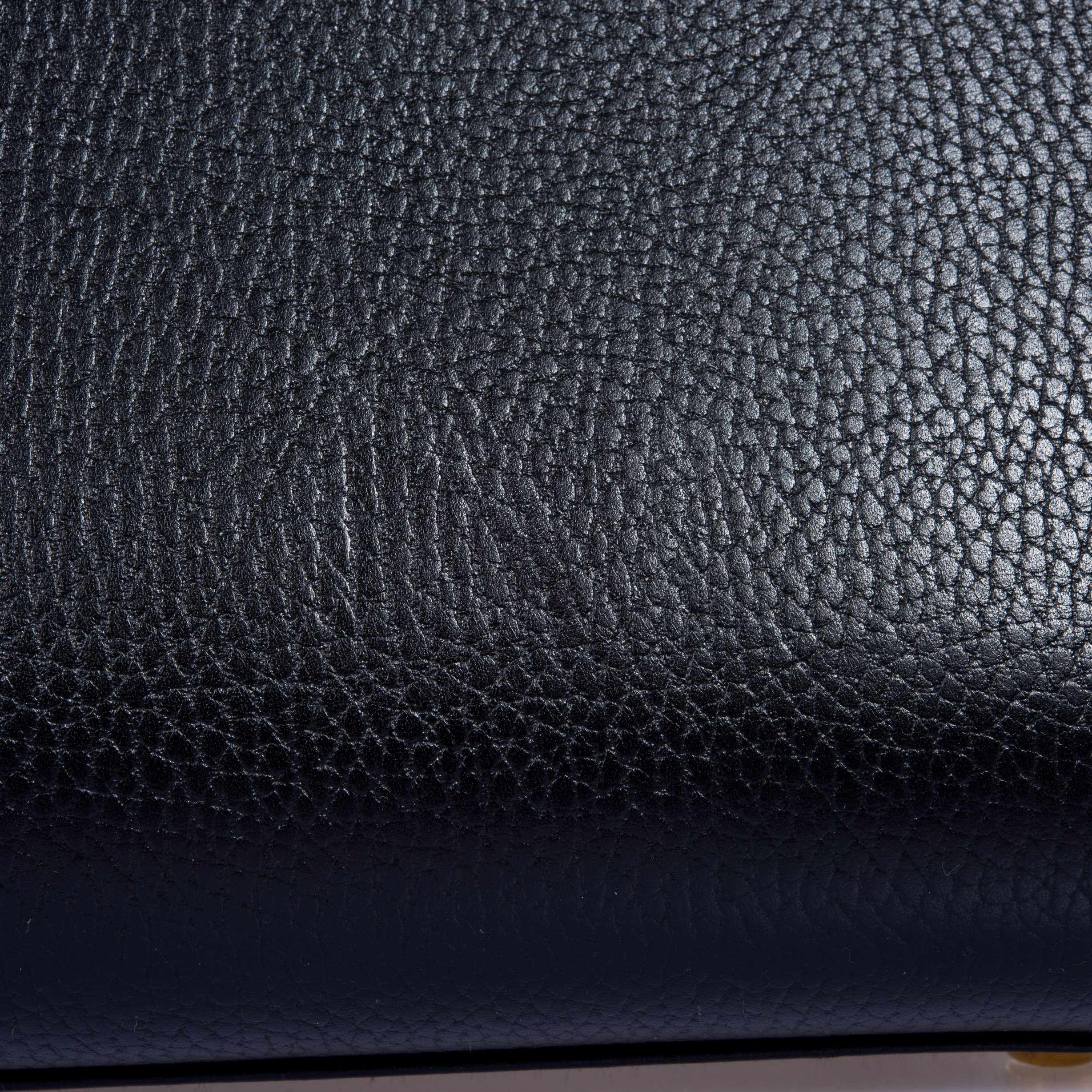 Hermès Airport Bag Black Ardenne and Vache Naturelle - Vintage
