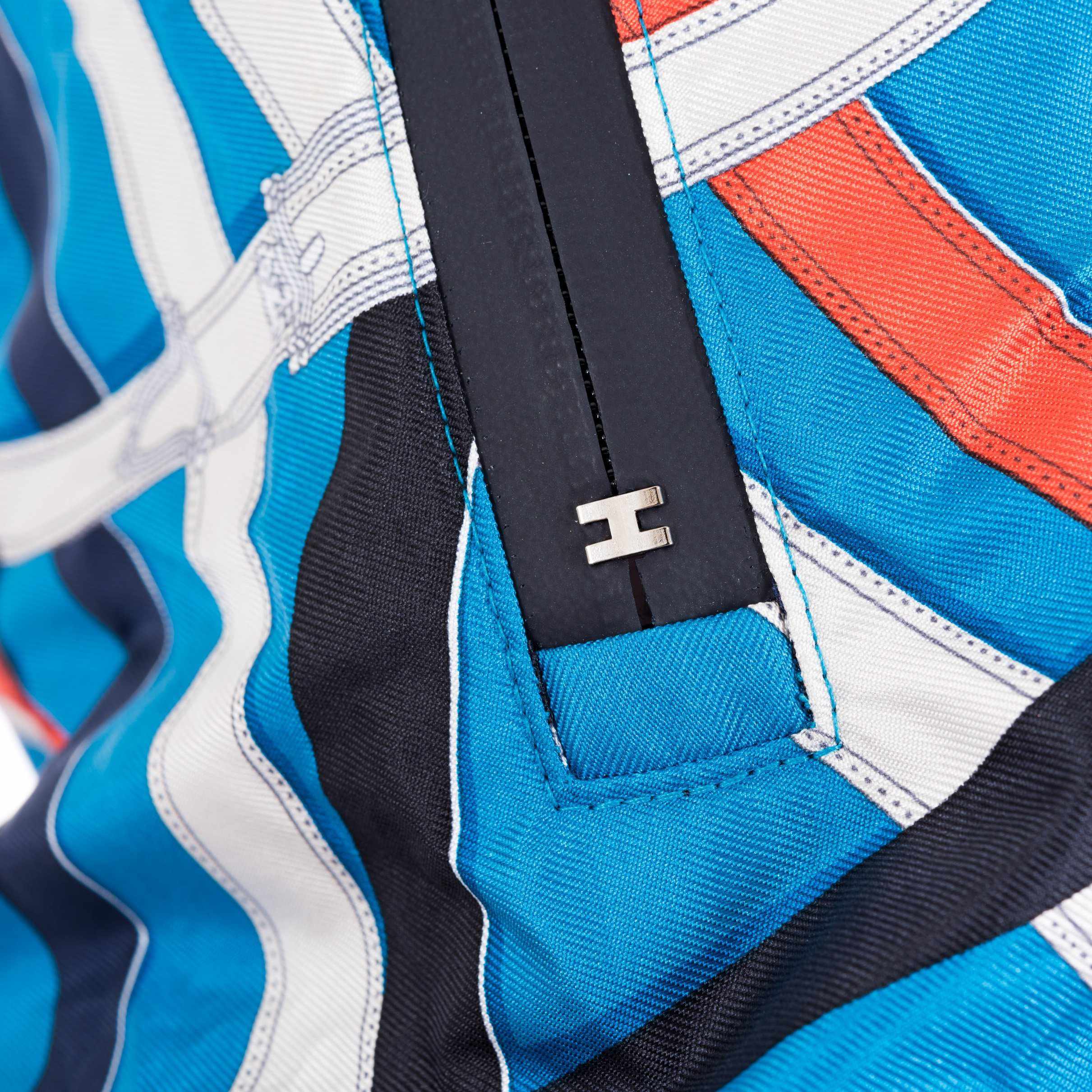 Hermès Airsilk Backpack Cavalcadour Blue Zanzibar Technical Silk