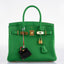 Hermès Birkin 25 Bambou (Bamboo) Green Togo with Gold Hardware - 2020, Y