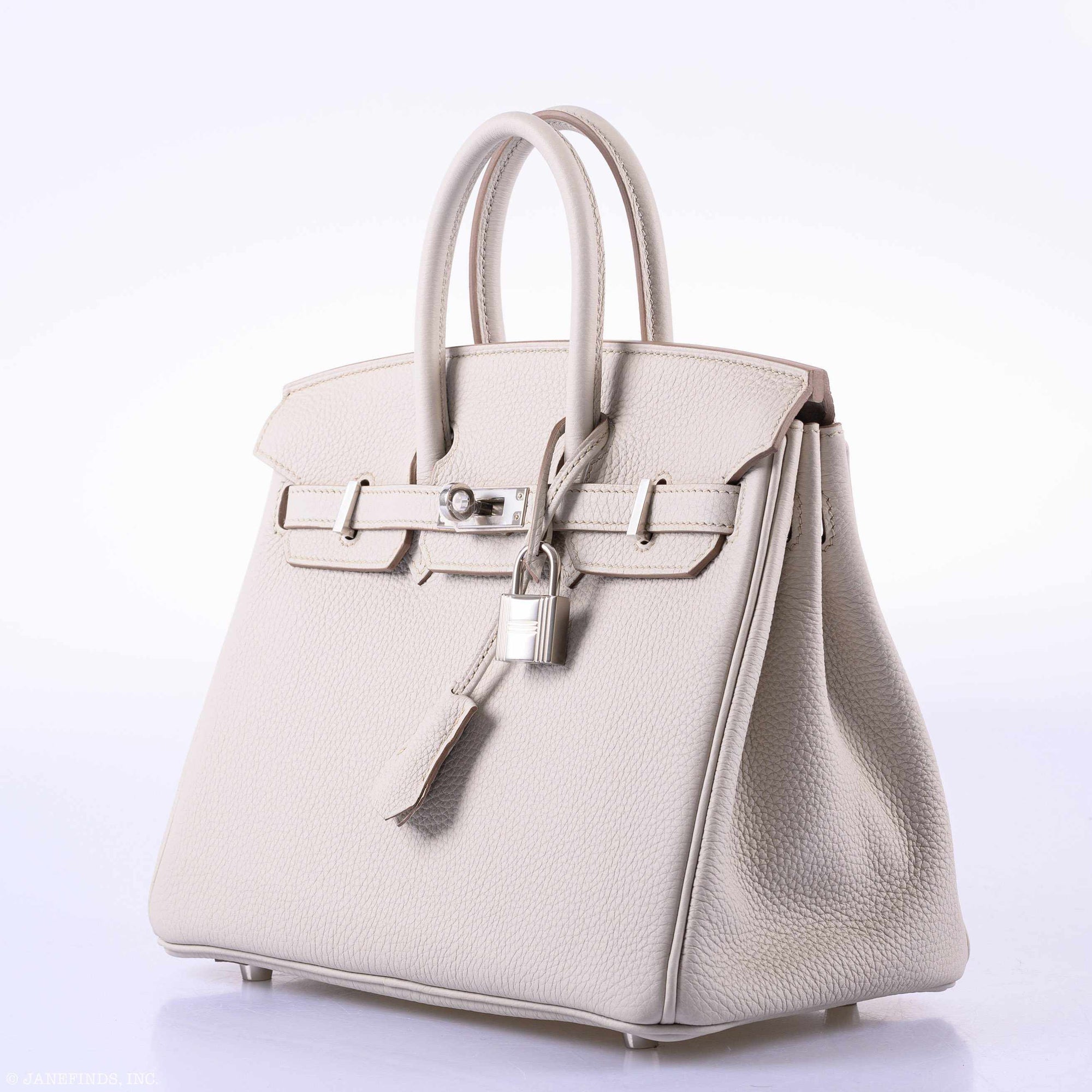 Hermès Birkin 25 Beton Togo Palladium Hardware
