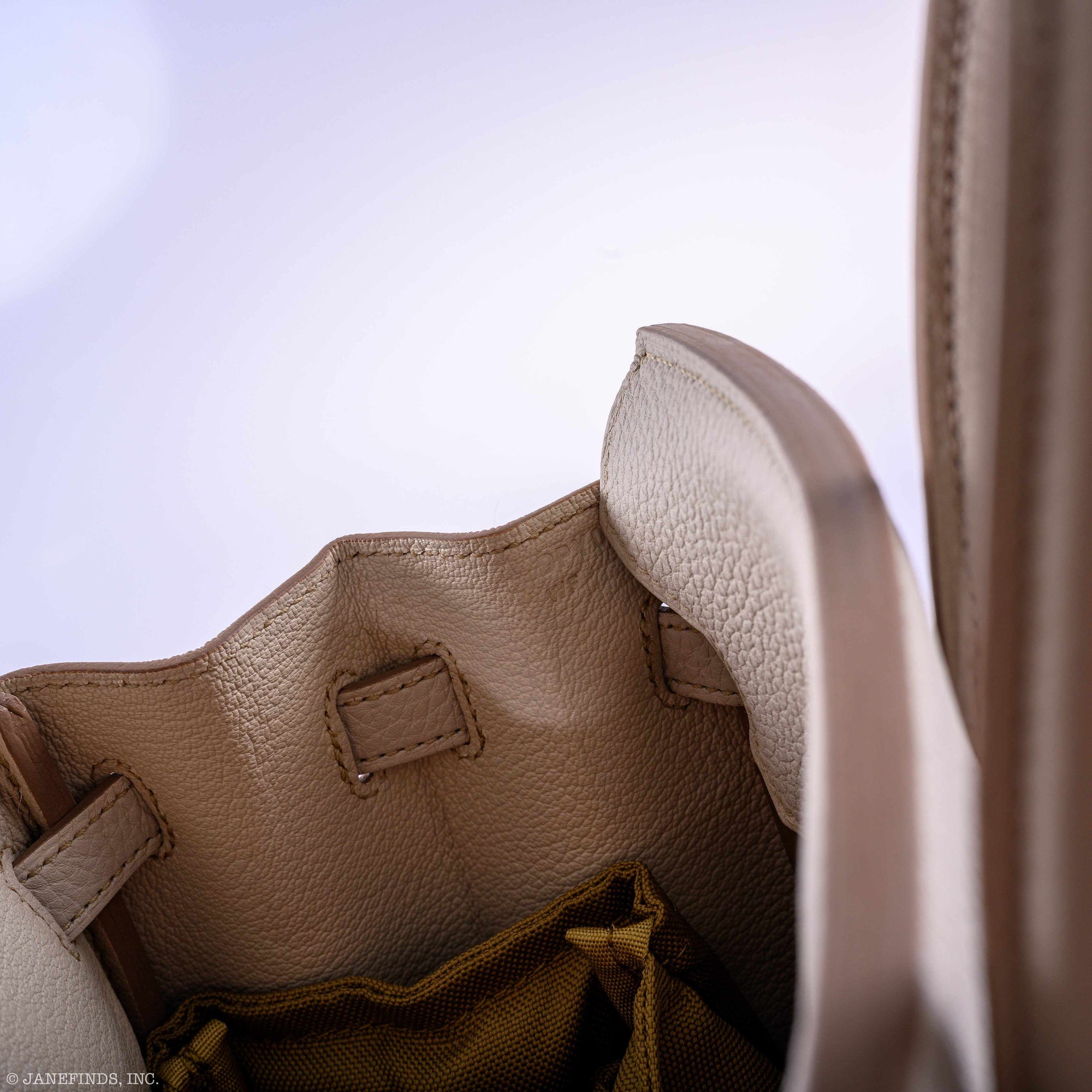 Hermès Birkin 25 Beton Togo Palladium Hardware