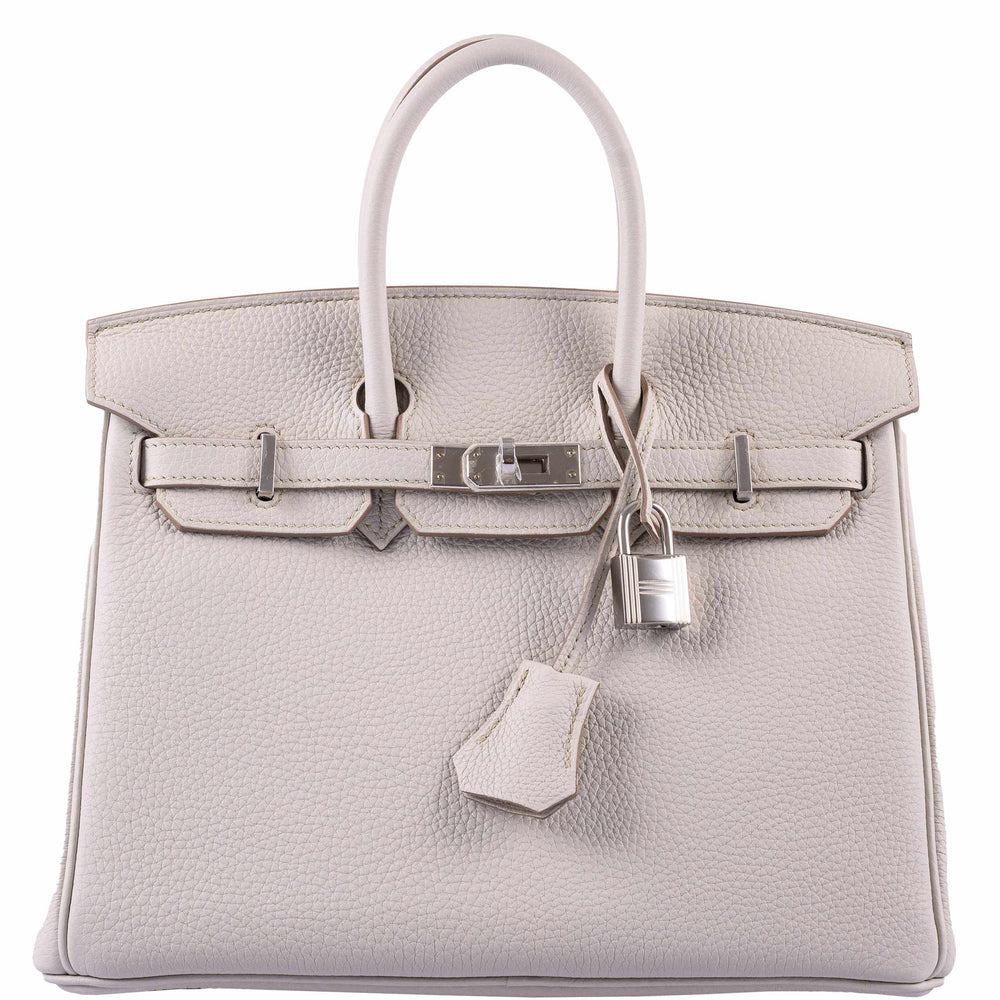 Hermès Birkin 25 Beton Togo Palladium Hardware
