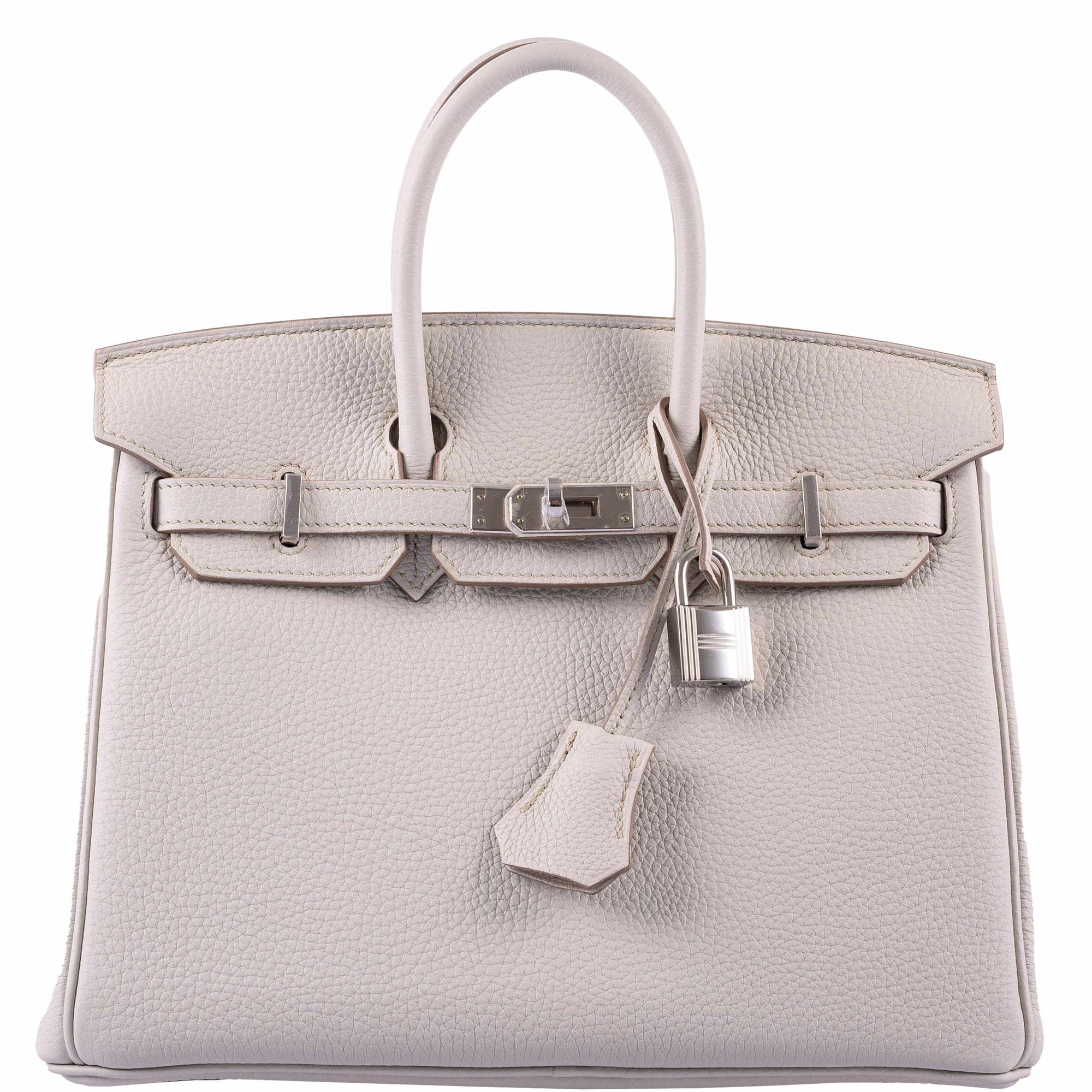 Hermès Birkin 25 Beton Togo Palladium Hardware