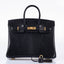 Hermès Birkin 25 Black Nilo Lizard Gold Hardware