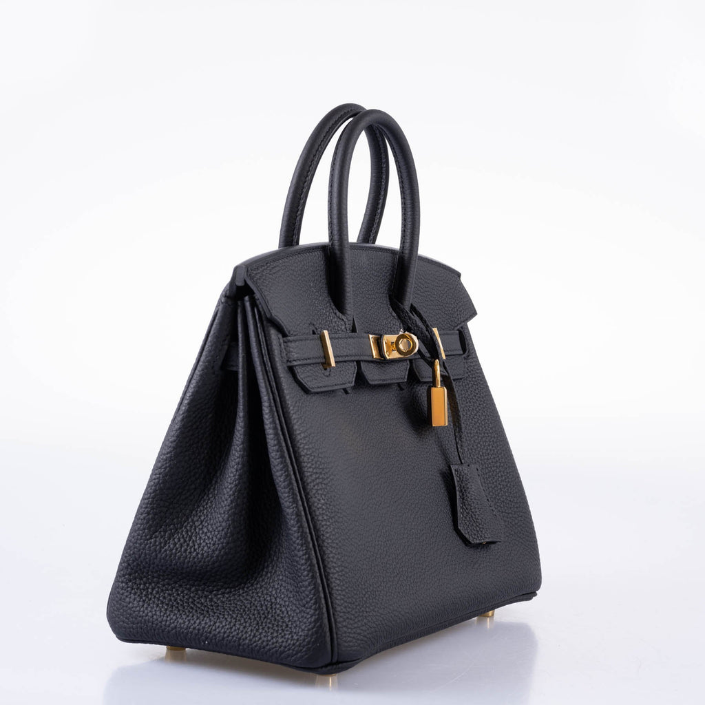 Hermès Birkin 25 Black Togo with Gold Hardware - 2020, Y – JaneFinds