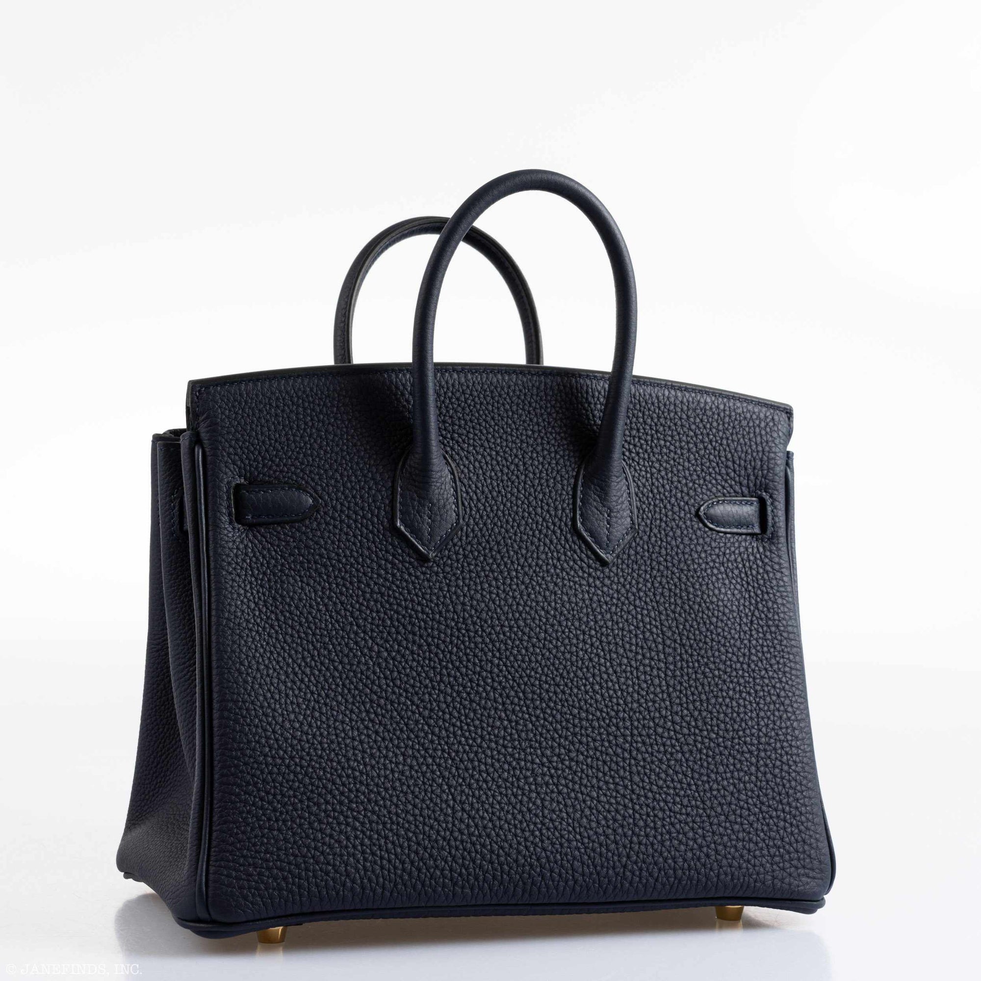 Hermès Birkin 25 Bleu Nuit Togo Gold Hardware
